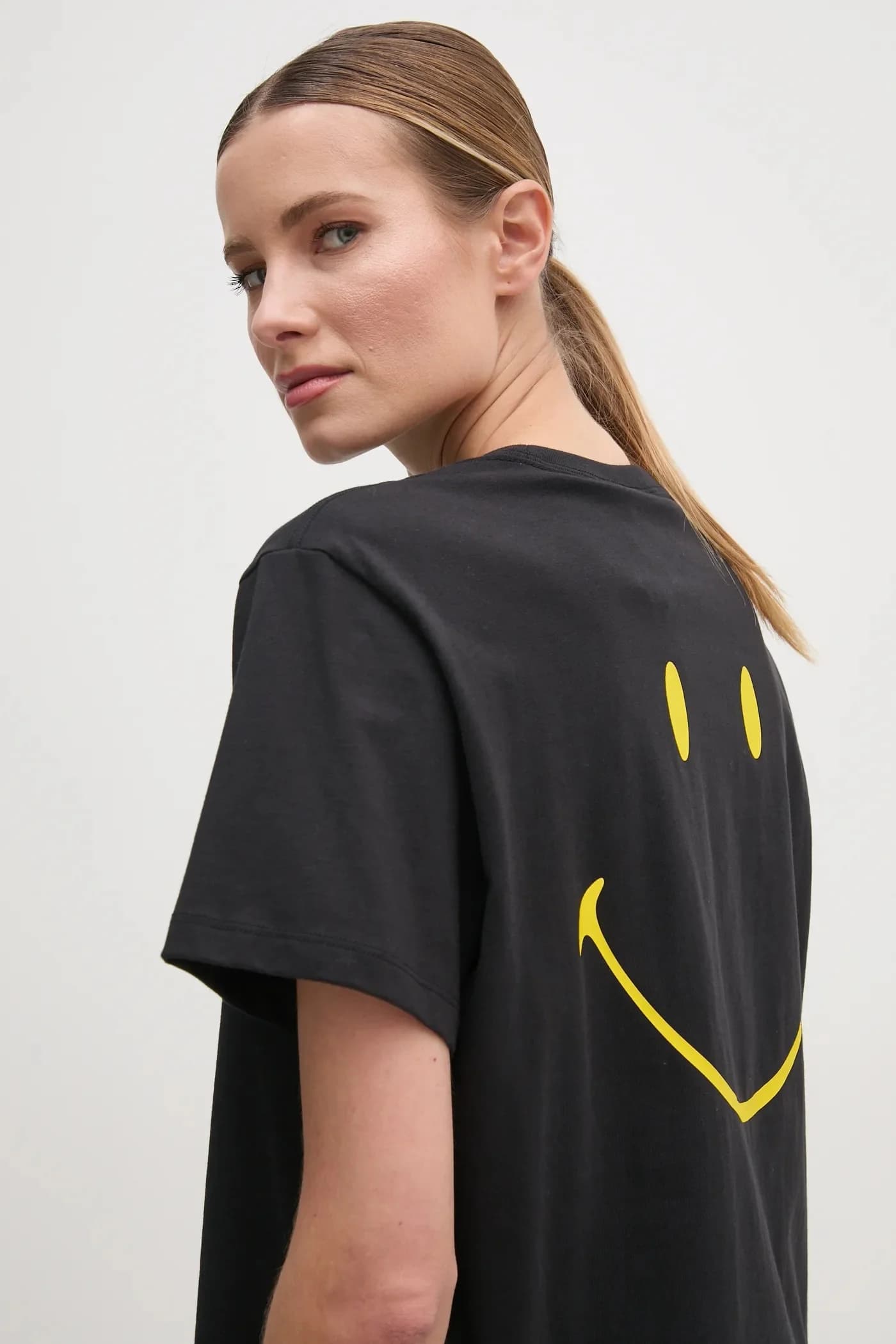 хлопковая футболка с логотипом X Smiley - фото 4