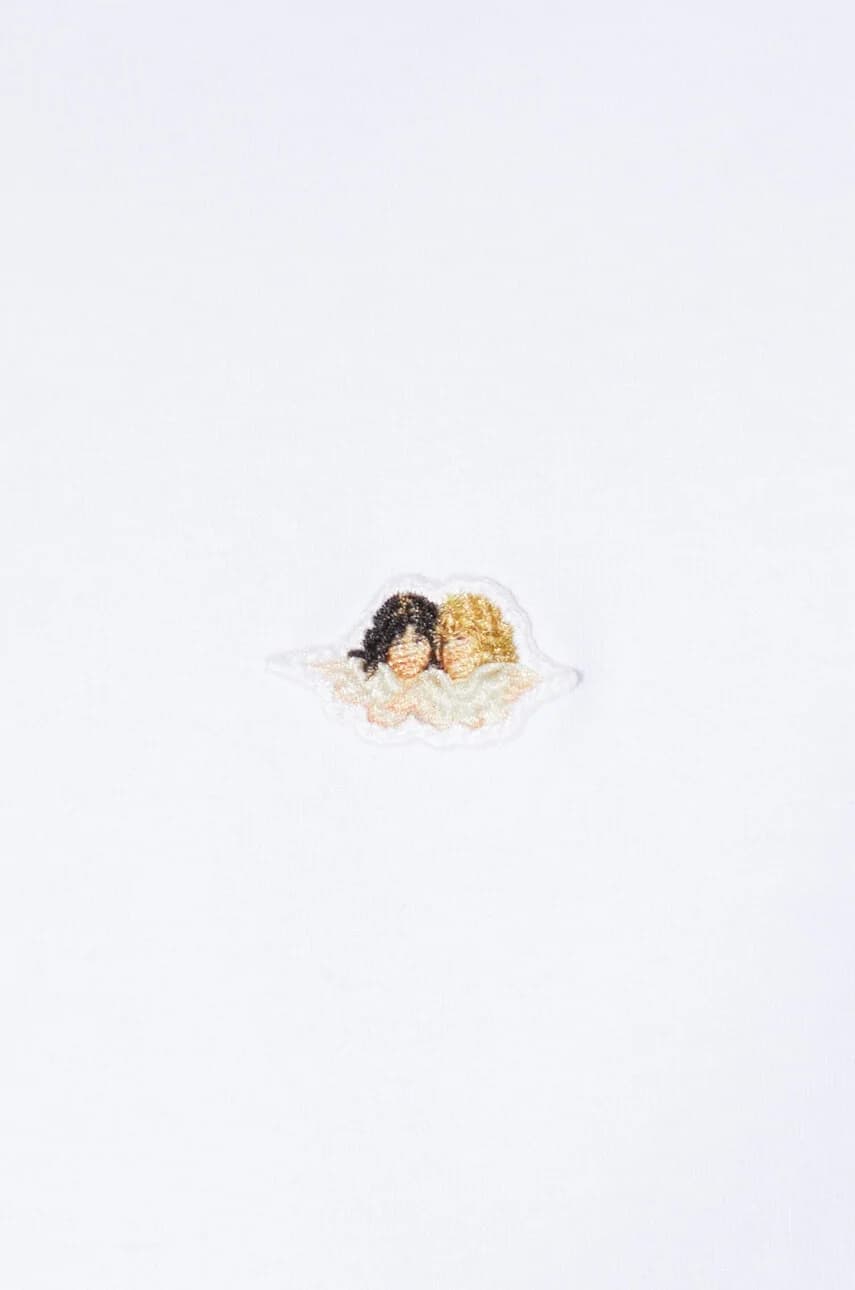 Укороченная футболка с нашивкой Angel - фото 6