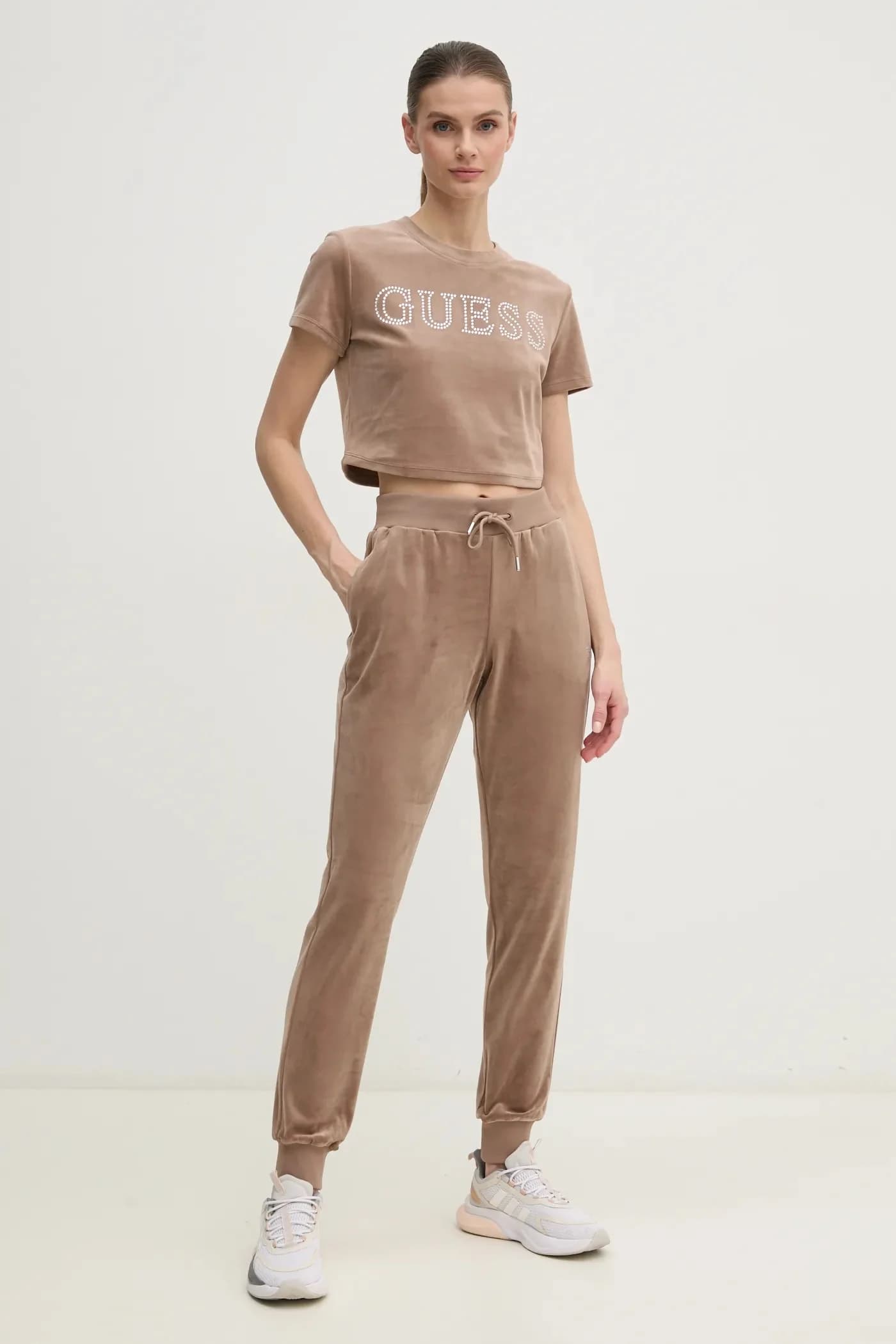 бархатная футболка COUTURE - фото 2