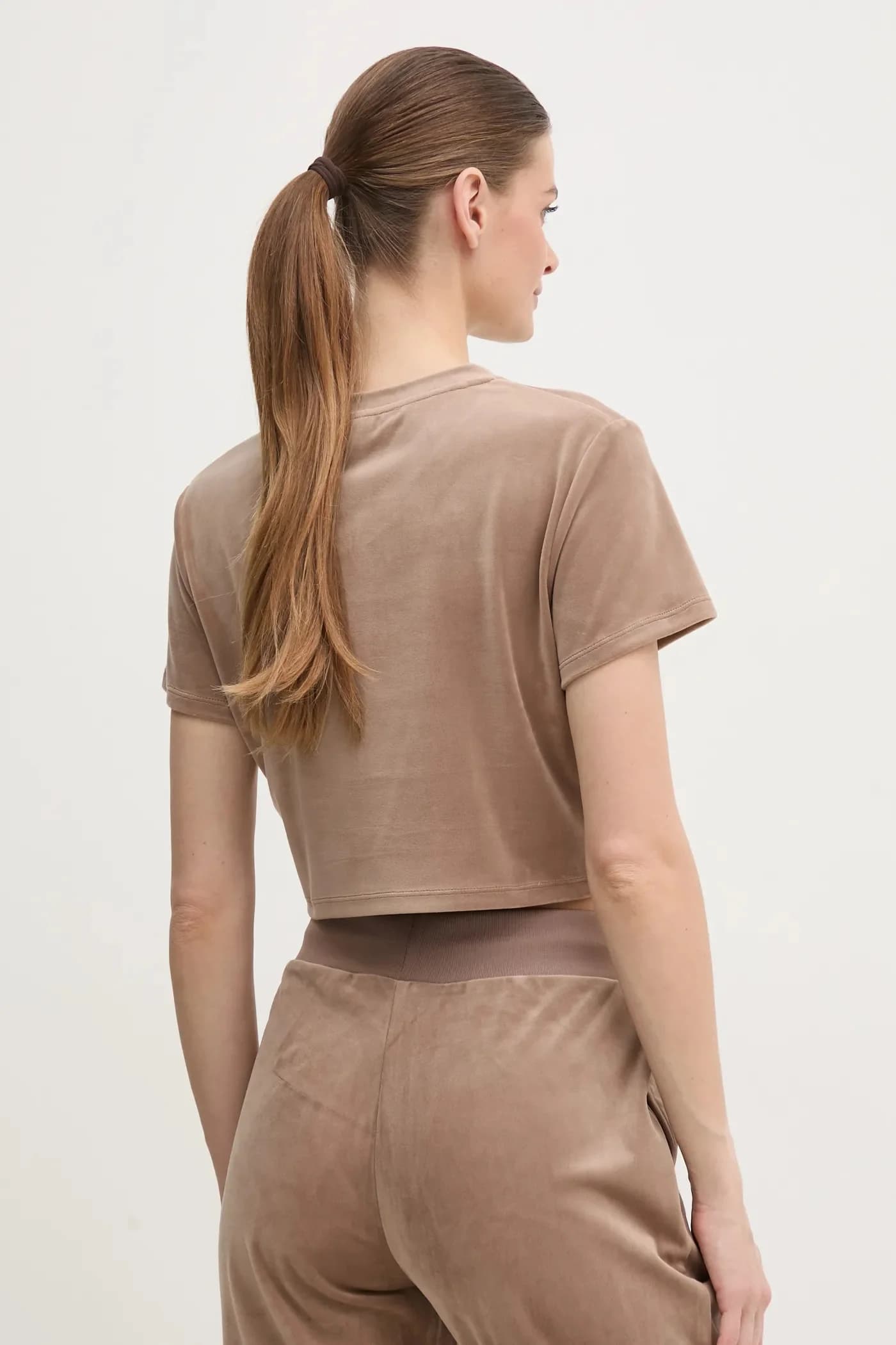 бархатная футболка COUTURE - фото 3