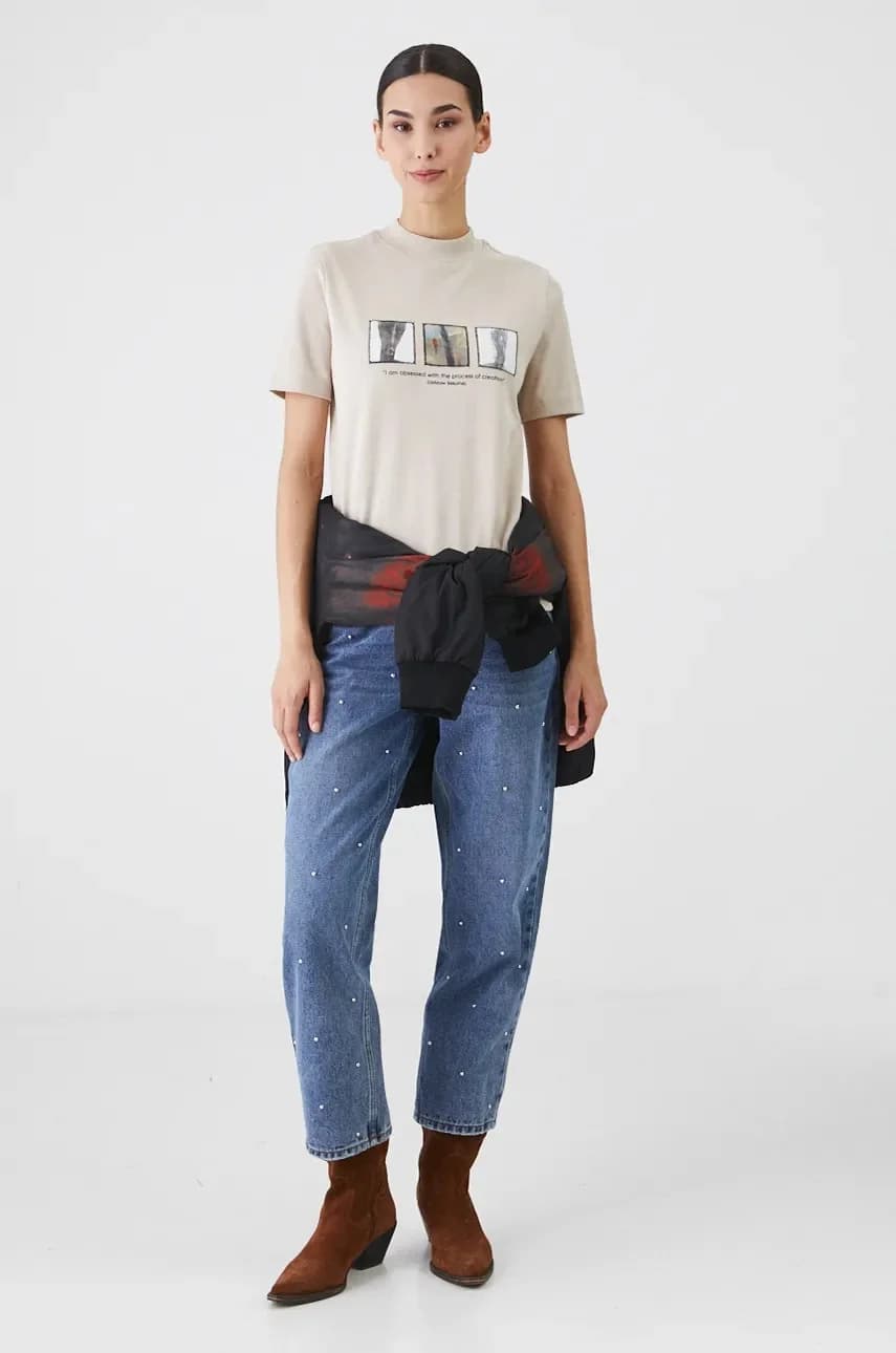 Хлопковая футболка - фото 3