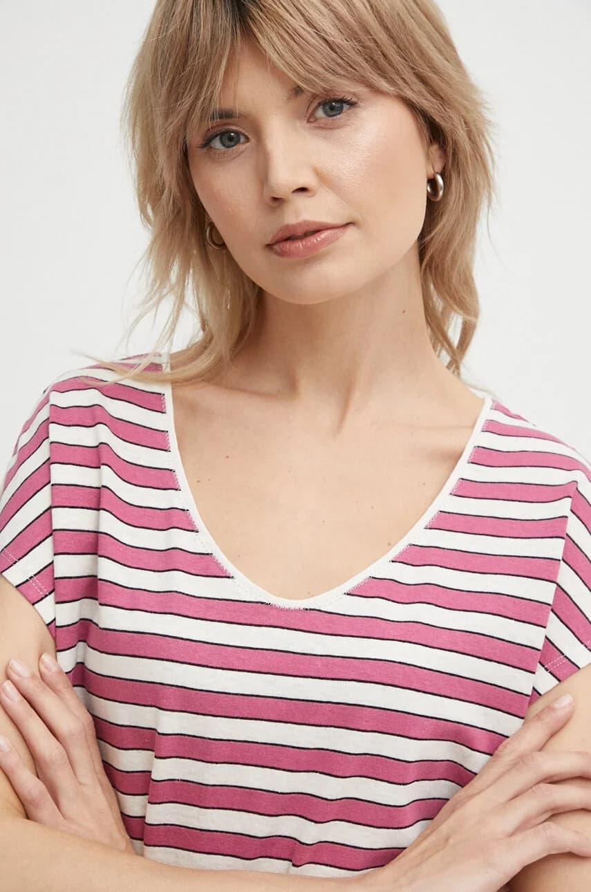 Футболка KHLOE из смесового льна - фото 4