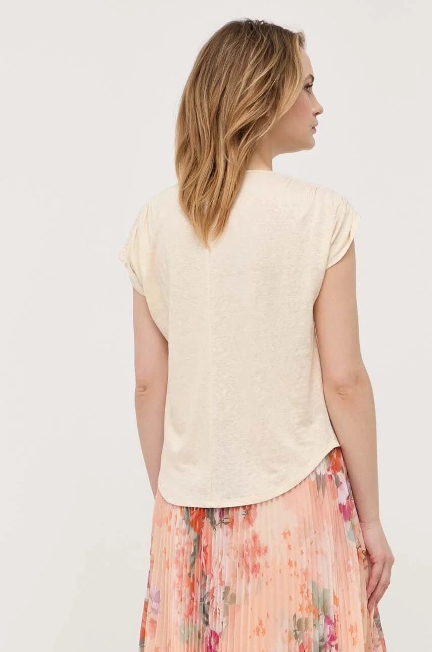 Льняная футболка - фото 3