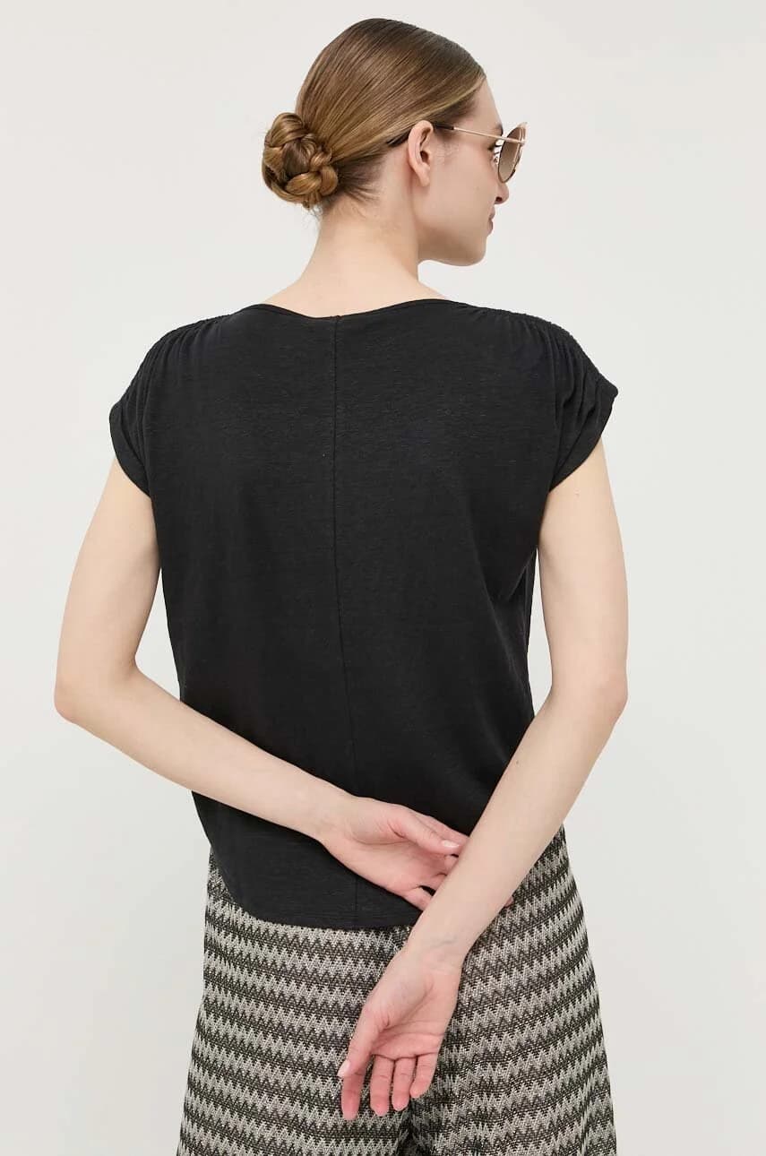 Льняная футболка - фото 3