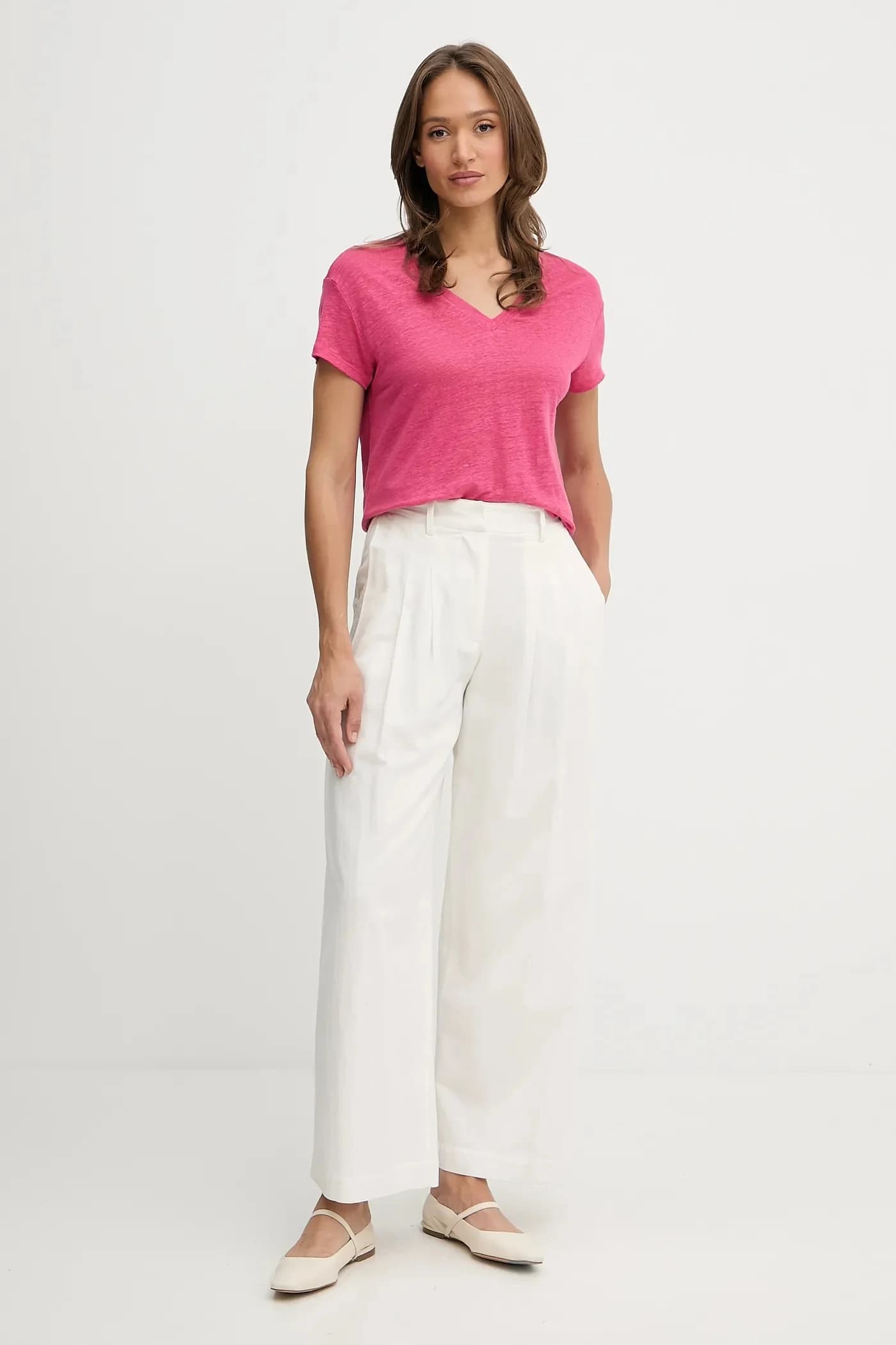 Льняная футболка - фото 2