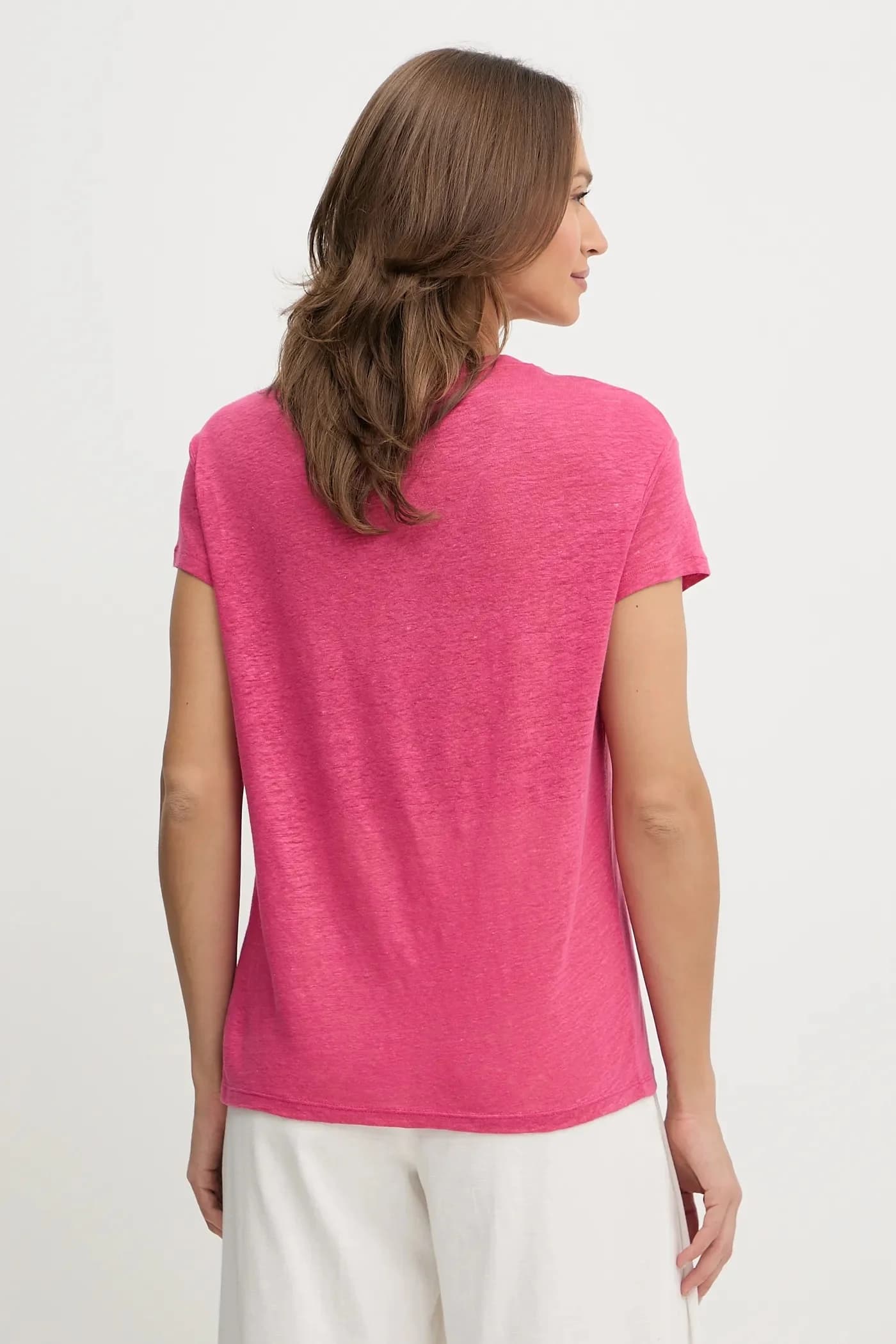 Льняная футболка - фото 3