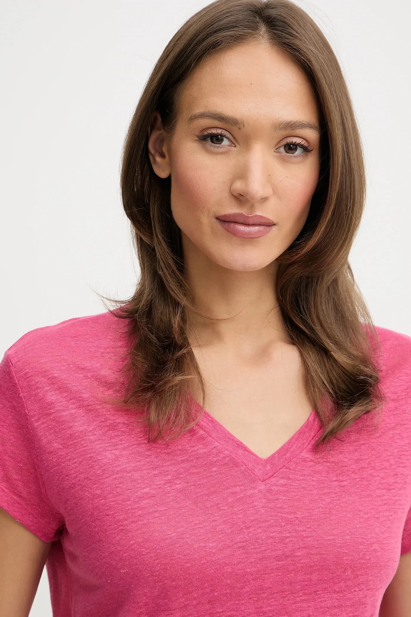 Льняная футболка - фото 4