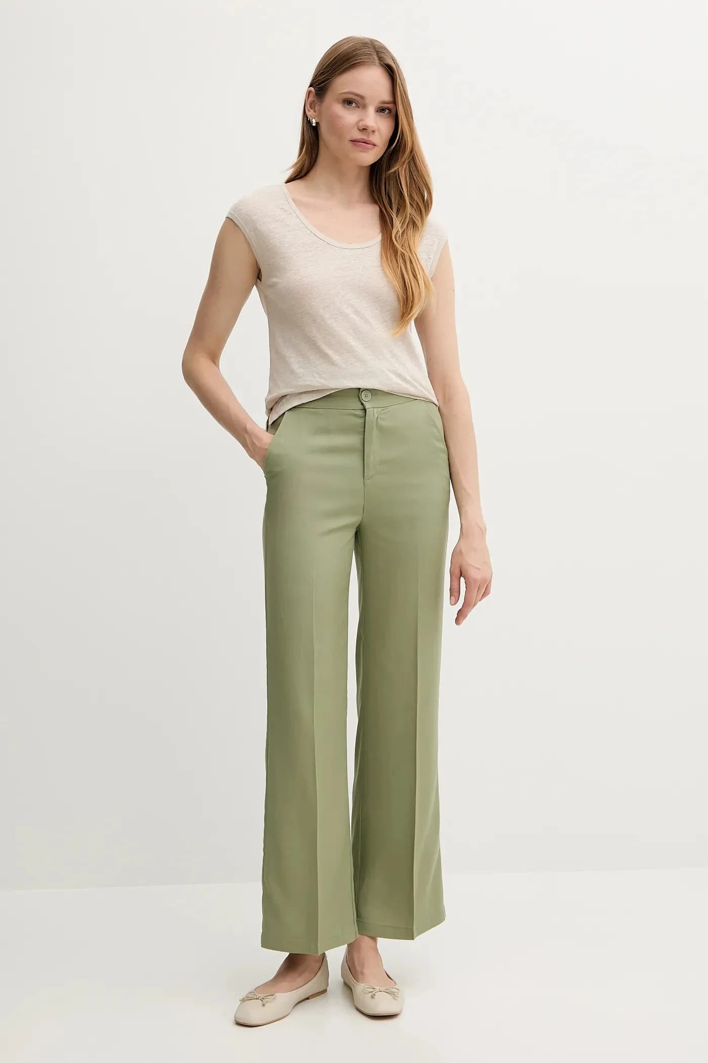 Льняная футболка - фото 2