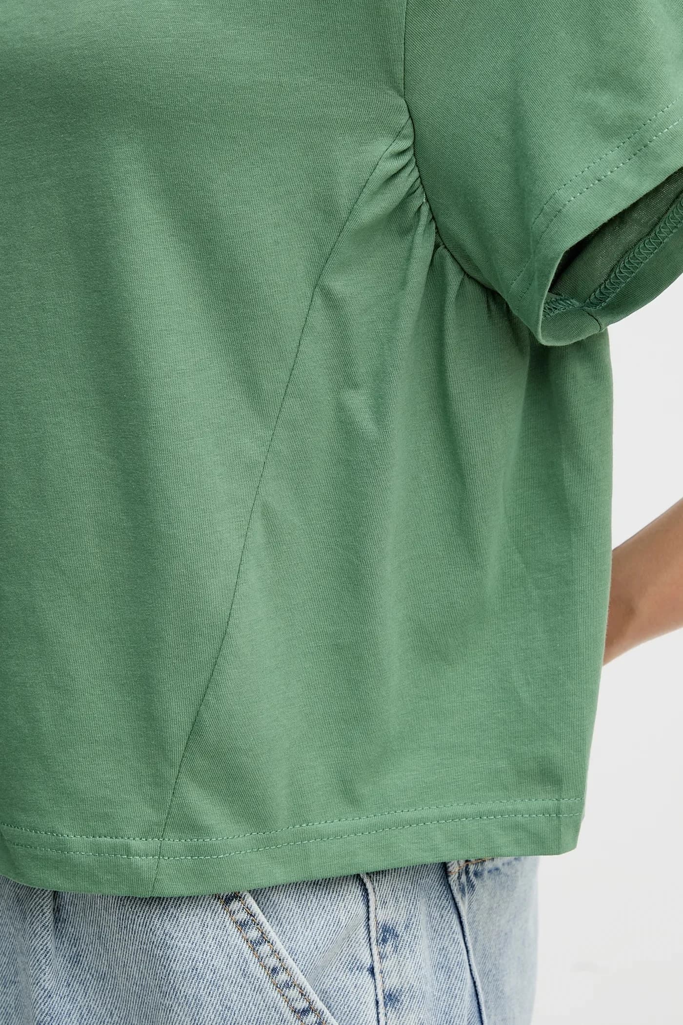 Хлопковая футболка - фото 5