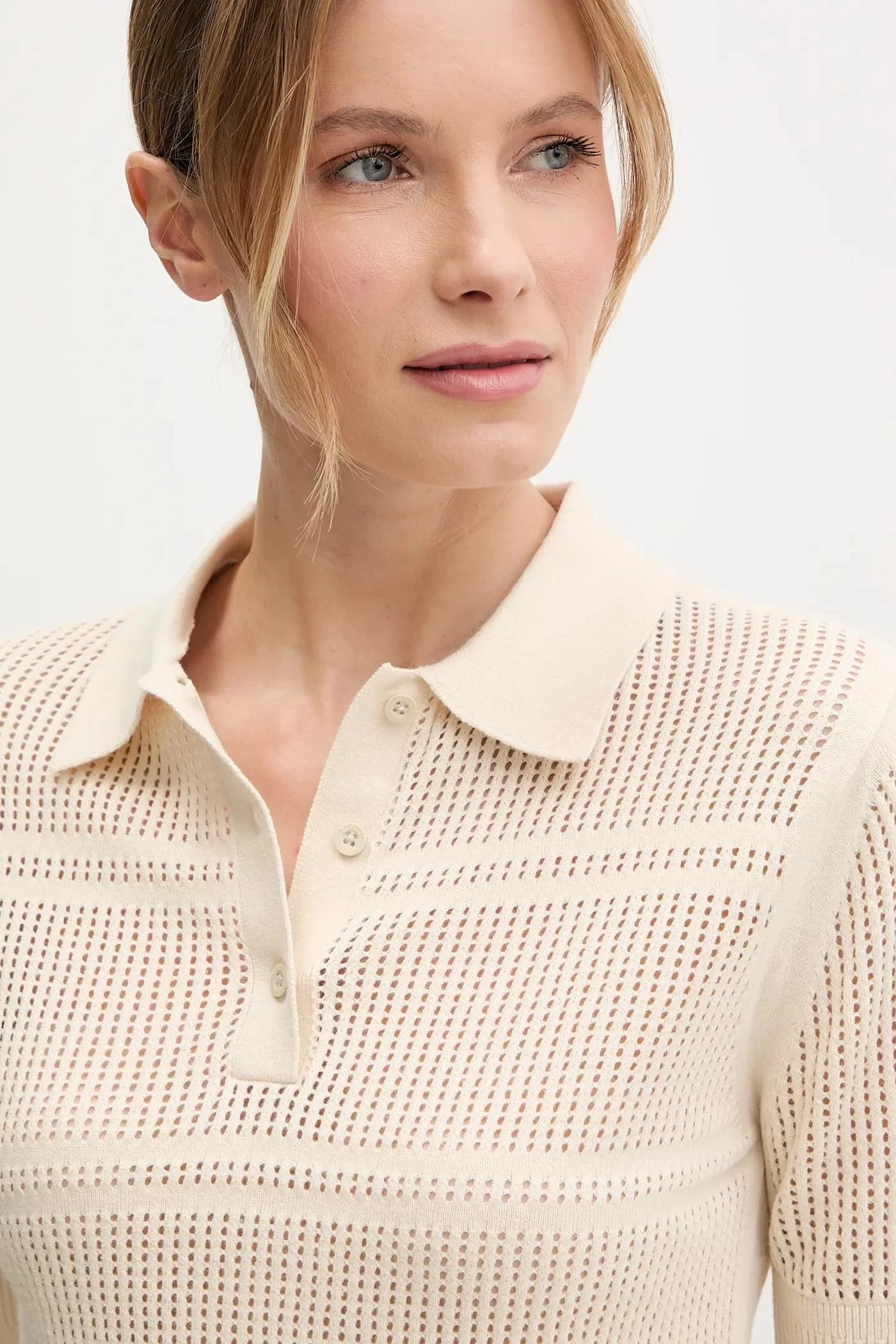 хлопковое поло SALT - фото 4