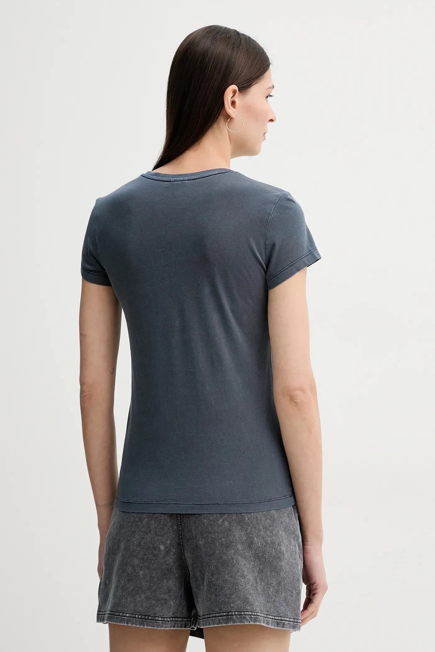 Перекрашенная хлопковая футболка eyben slim v t 2.0 - фото 3