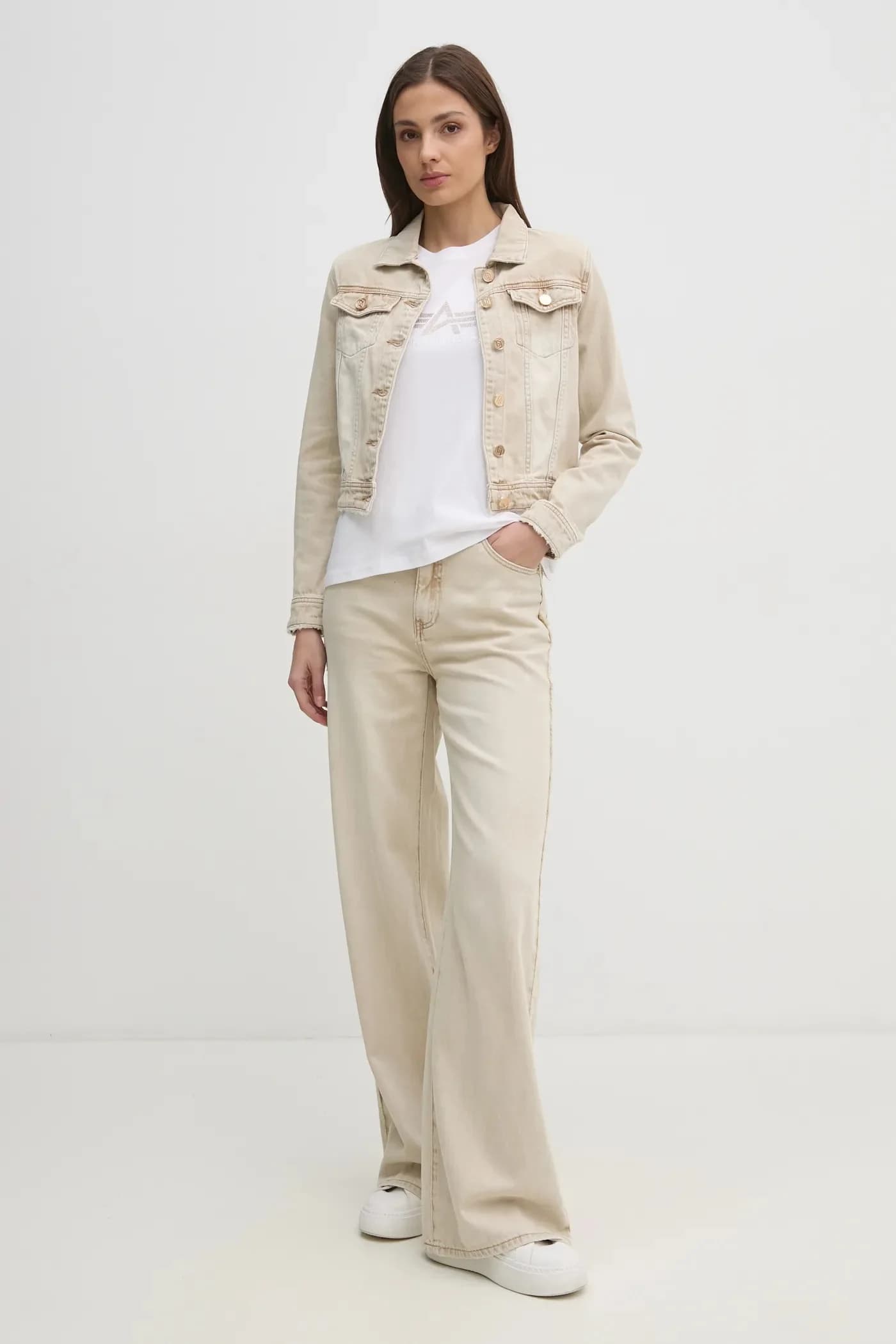 Хлопковая футболка Crystal T Wmn - фото 2