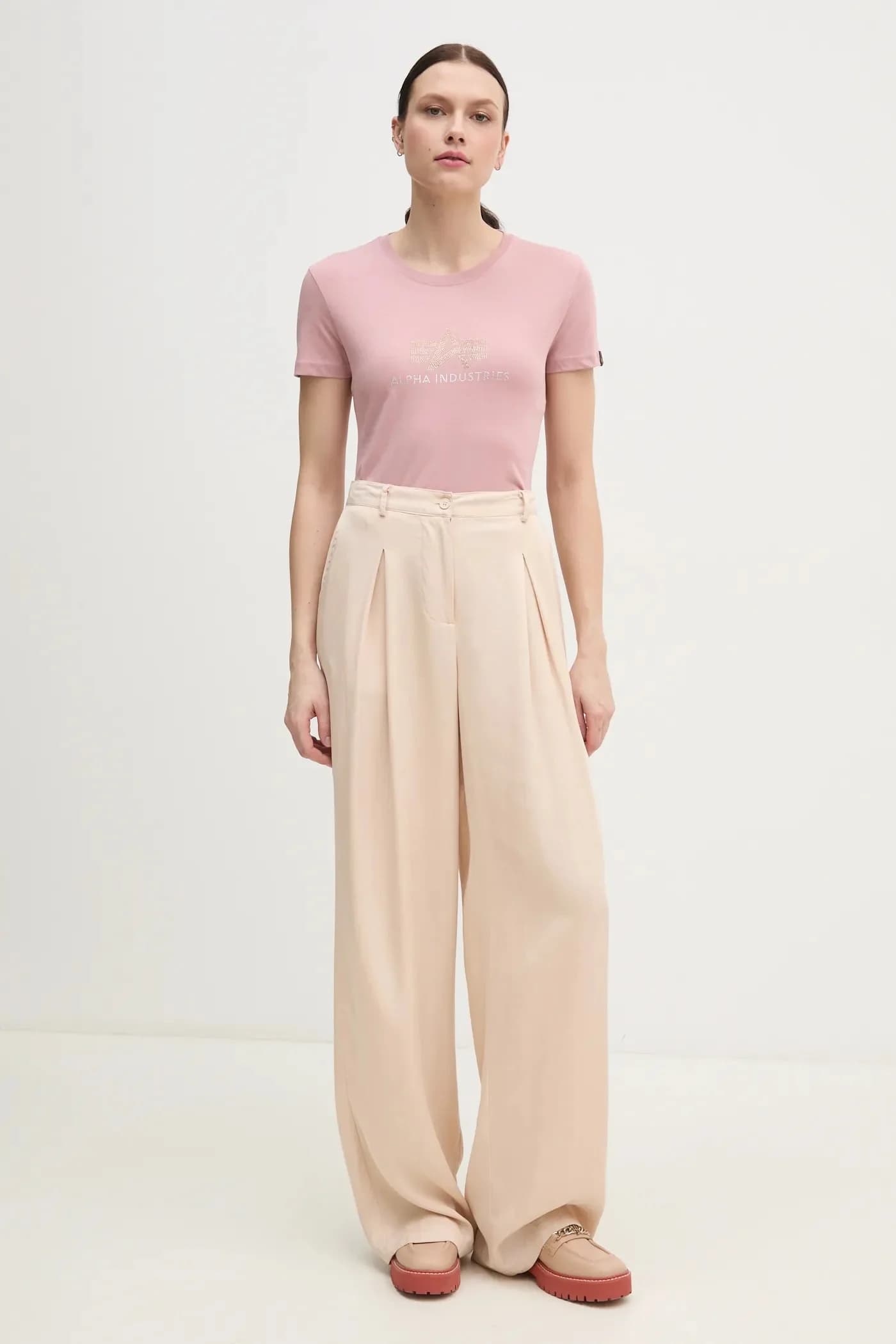 Хлопковая футболка Crystal T Wmn - фото 2