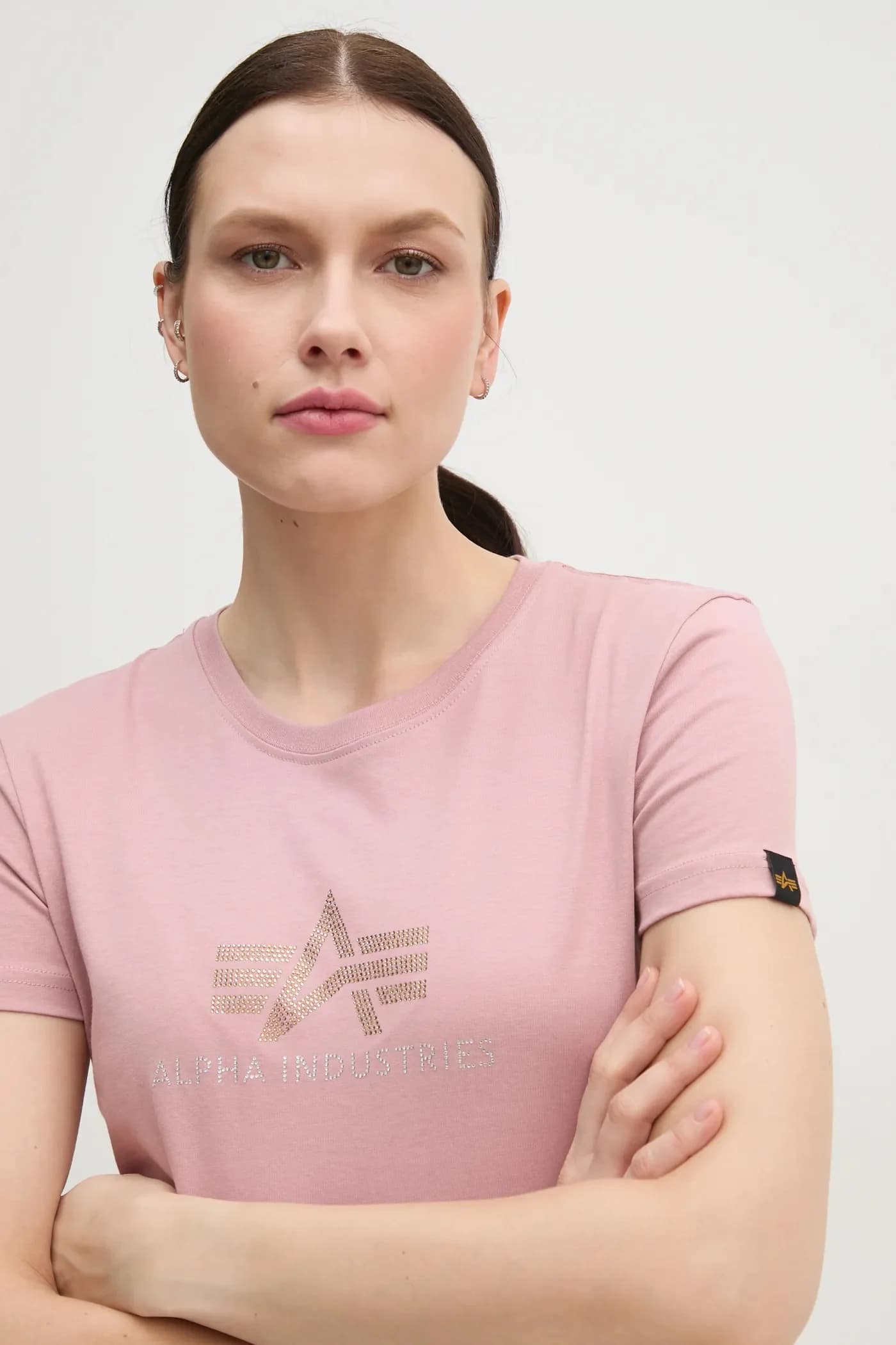 Хлопковая футболка Crystal T Wmn - фото 4