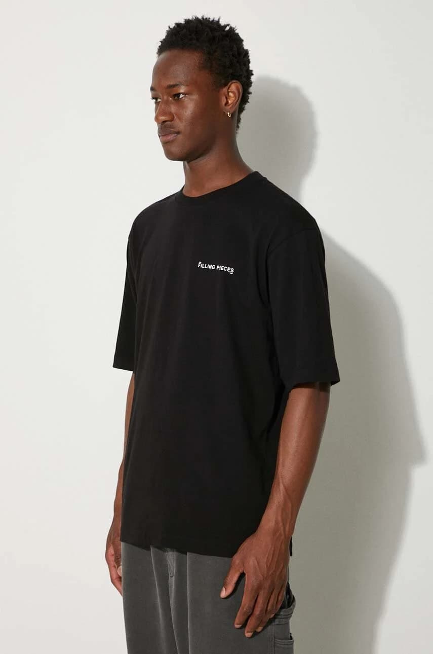 Футболка свободного кроя из хлопка - фото 6