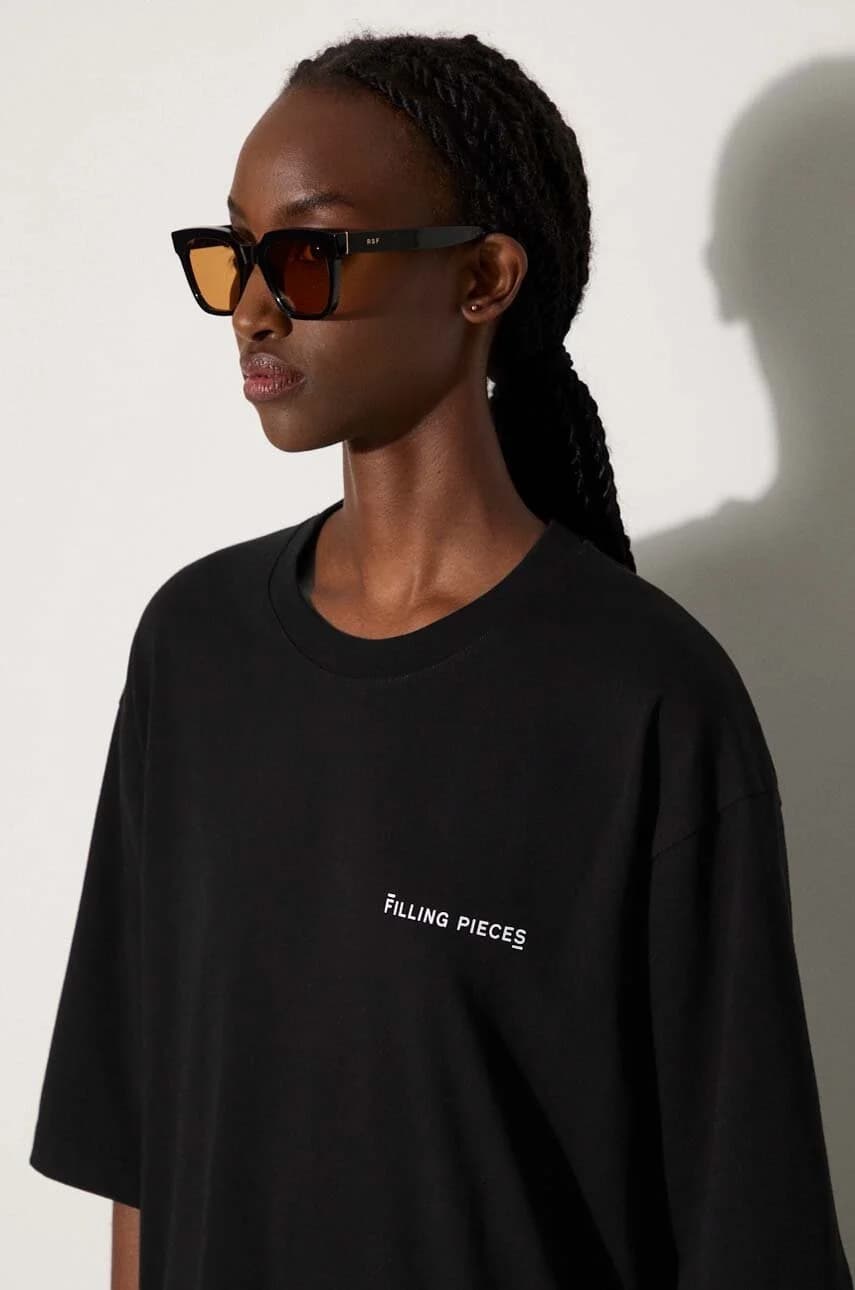 Футболка свободного кроя из хлопка - фото 9