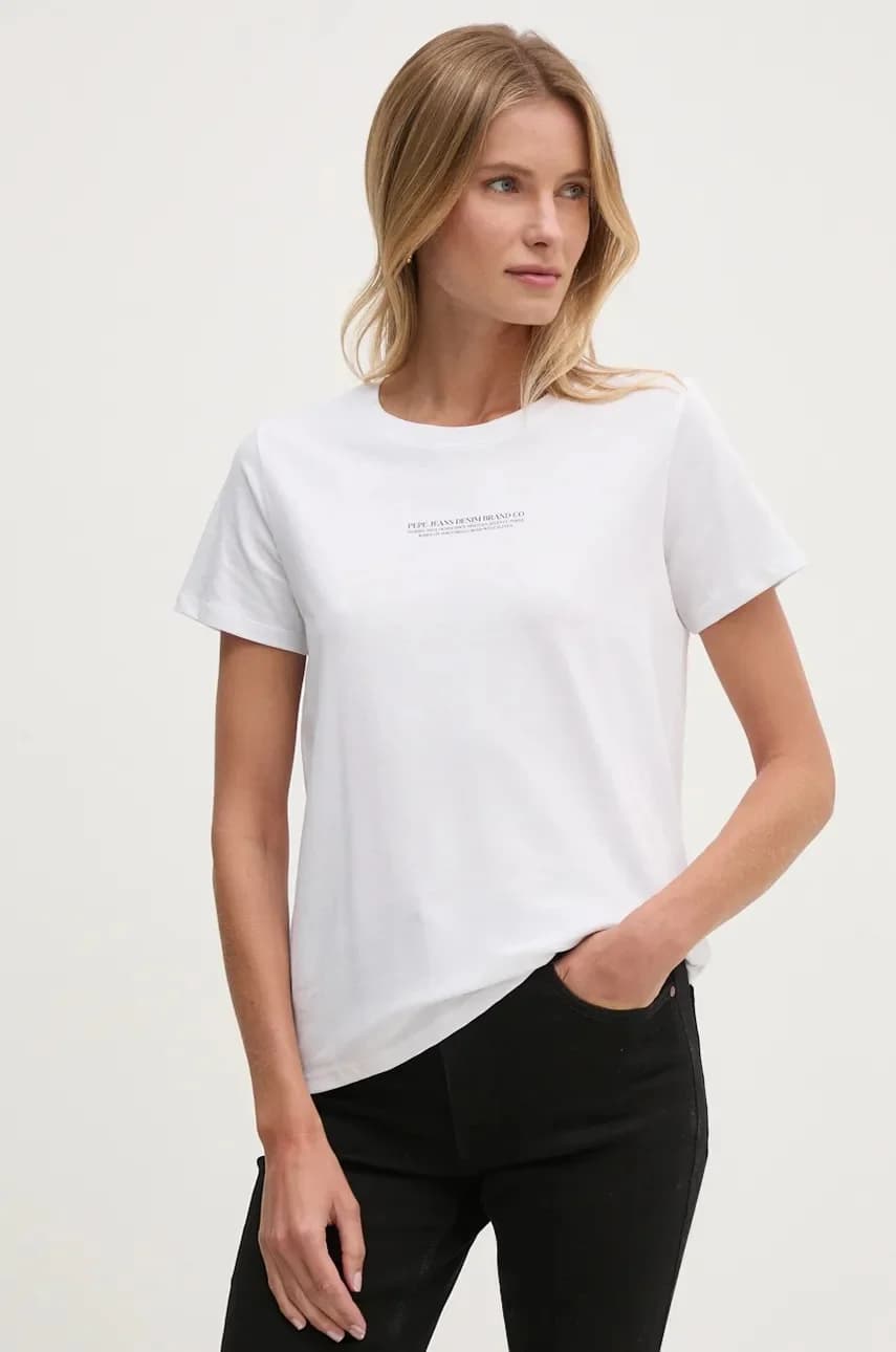 Хлопковая футболка GENEVIVE - фото 3