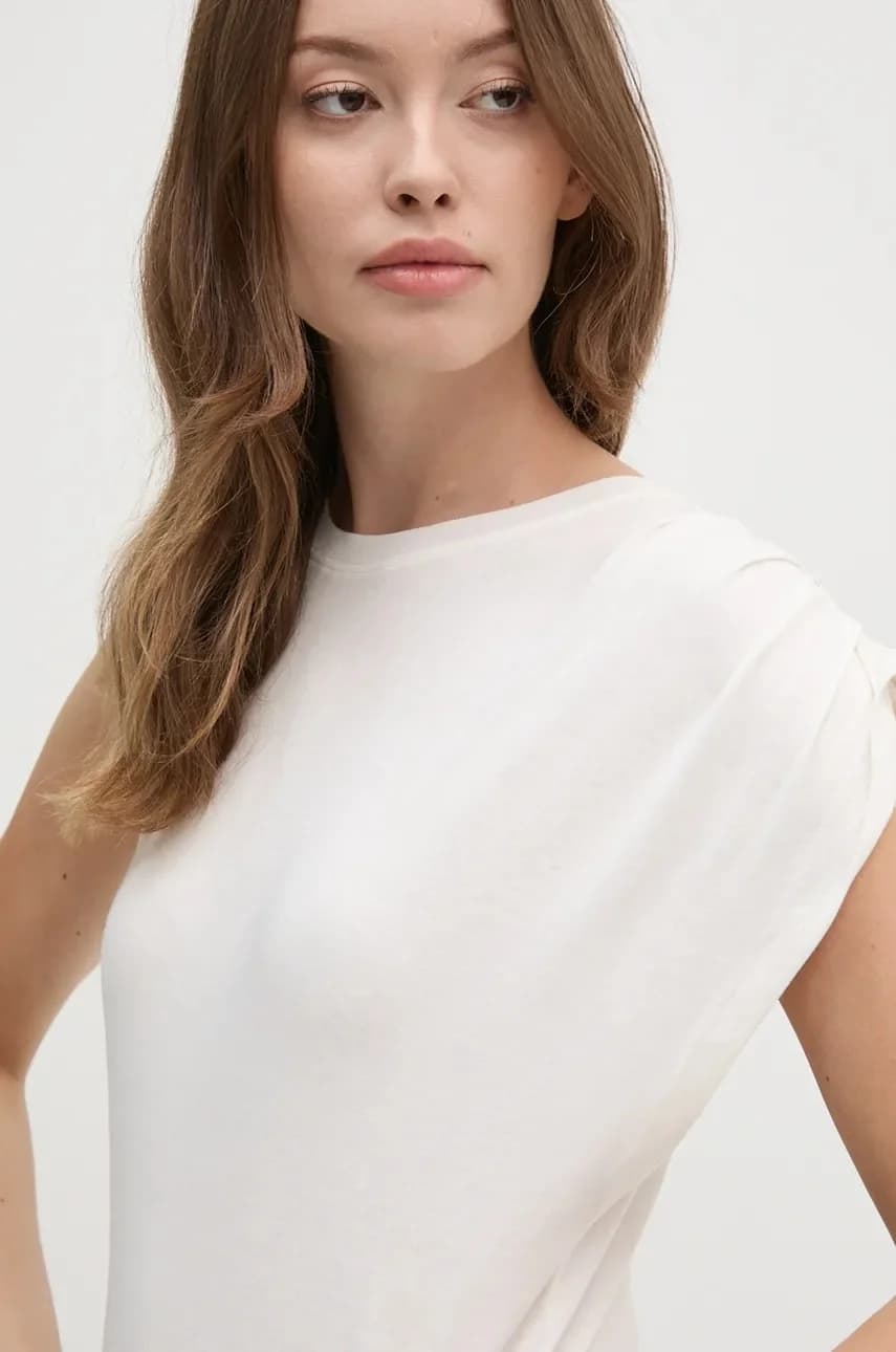 Хлопковая футболка FLEURINE - фото 4