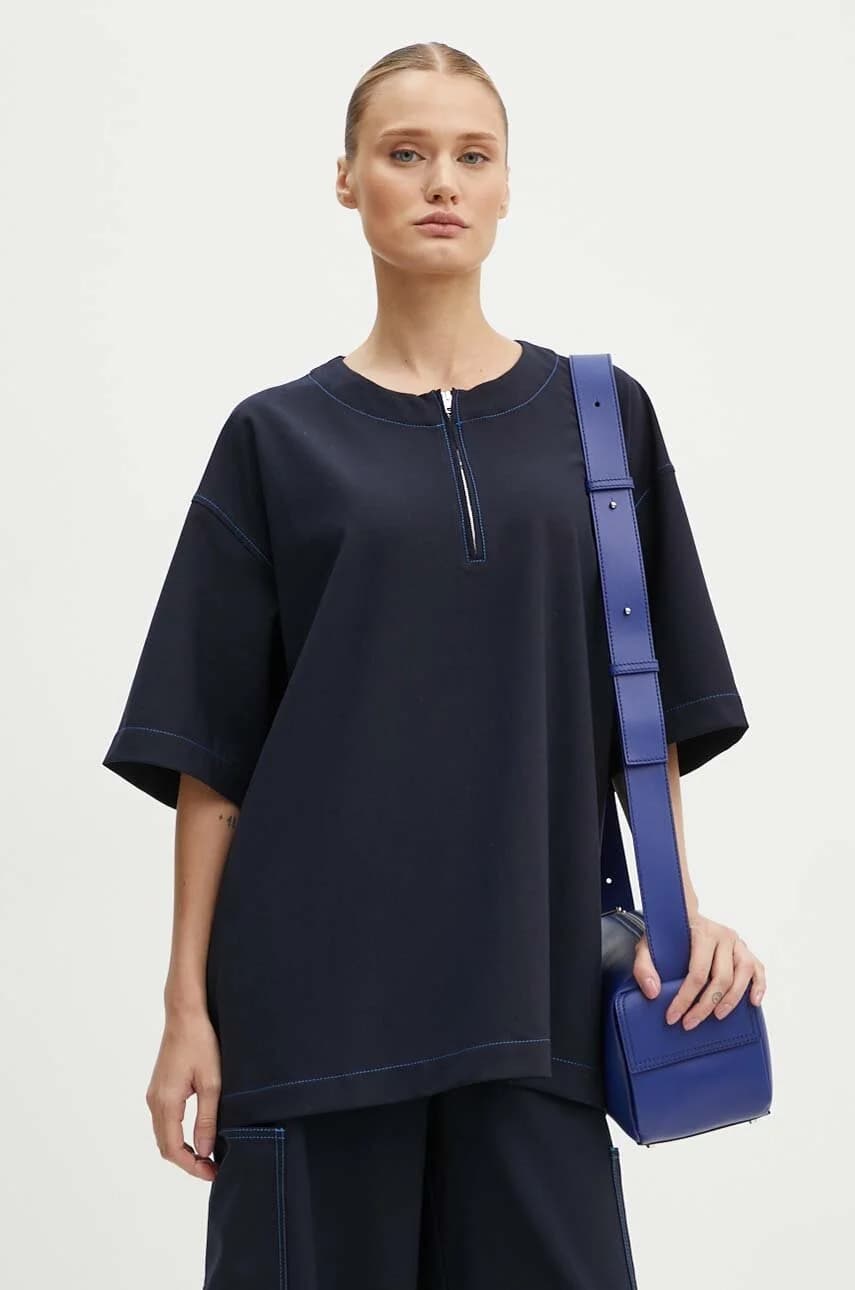 Футболка из смесовой шерсти - фото 3