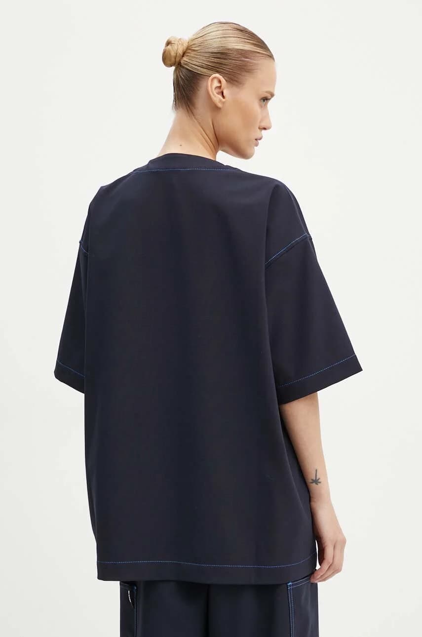 Футболка из смесовой шерсти - фото 7