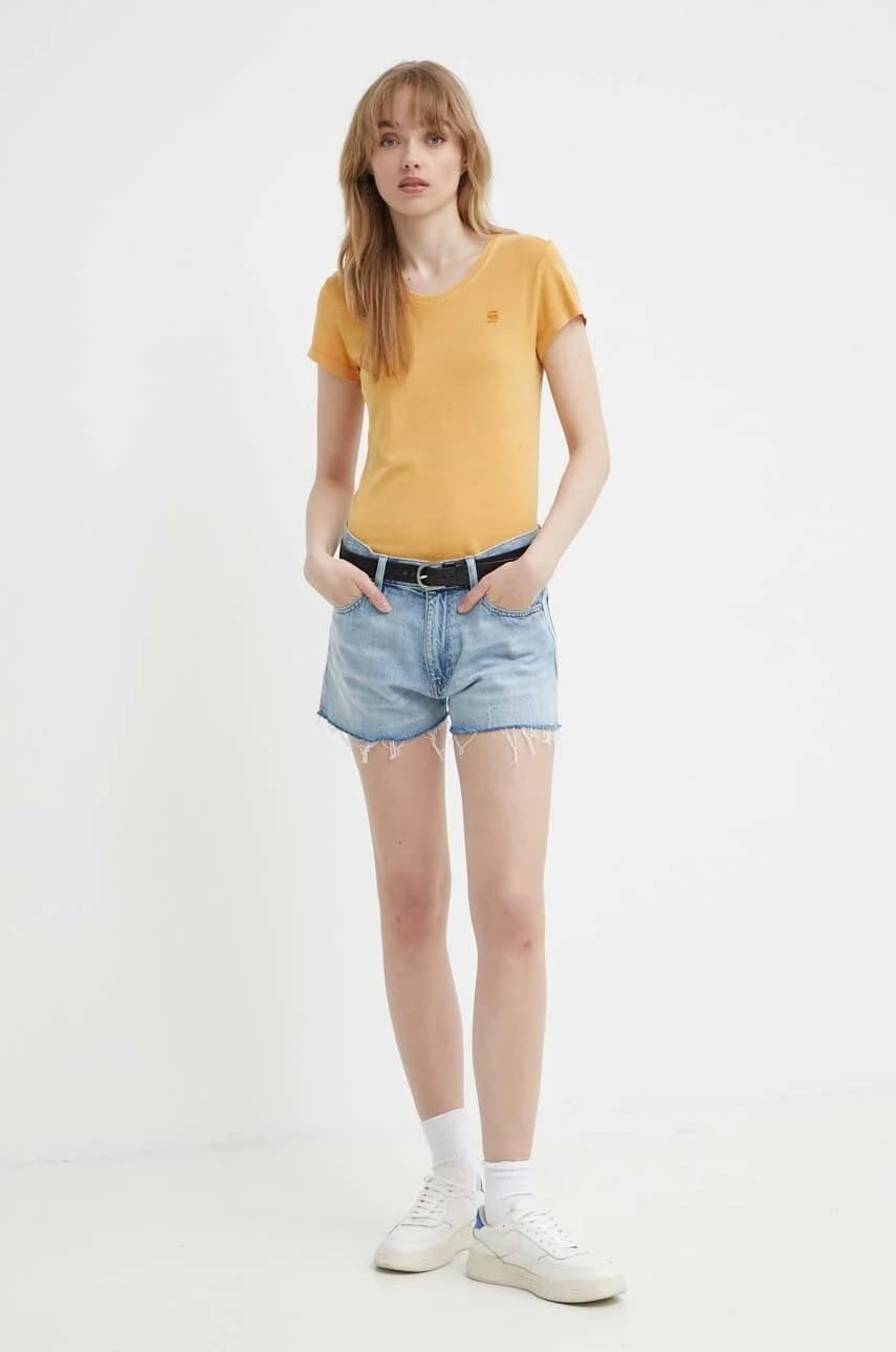 Перекрашенная хлопковая футболка eyben slim v t 2.0 - фото 2