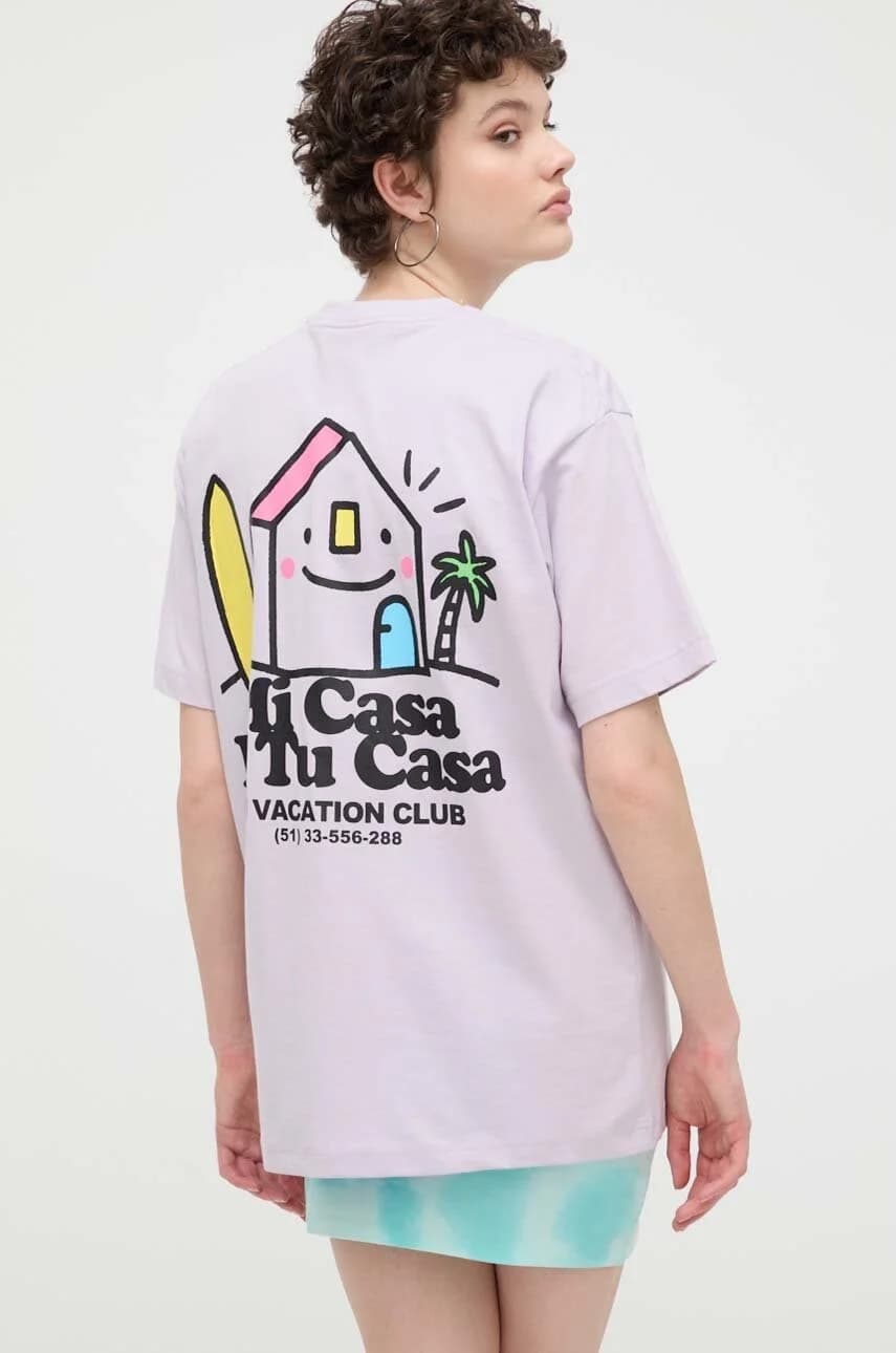 Хлопковая футболка Mi Casa - фото 7