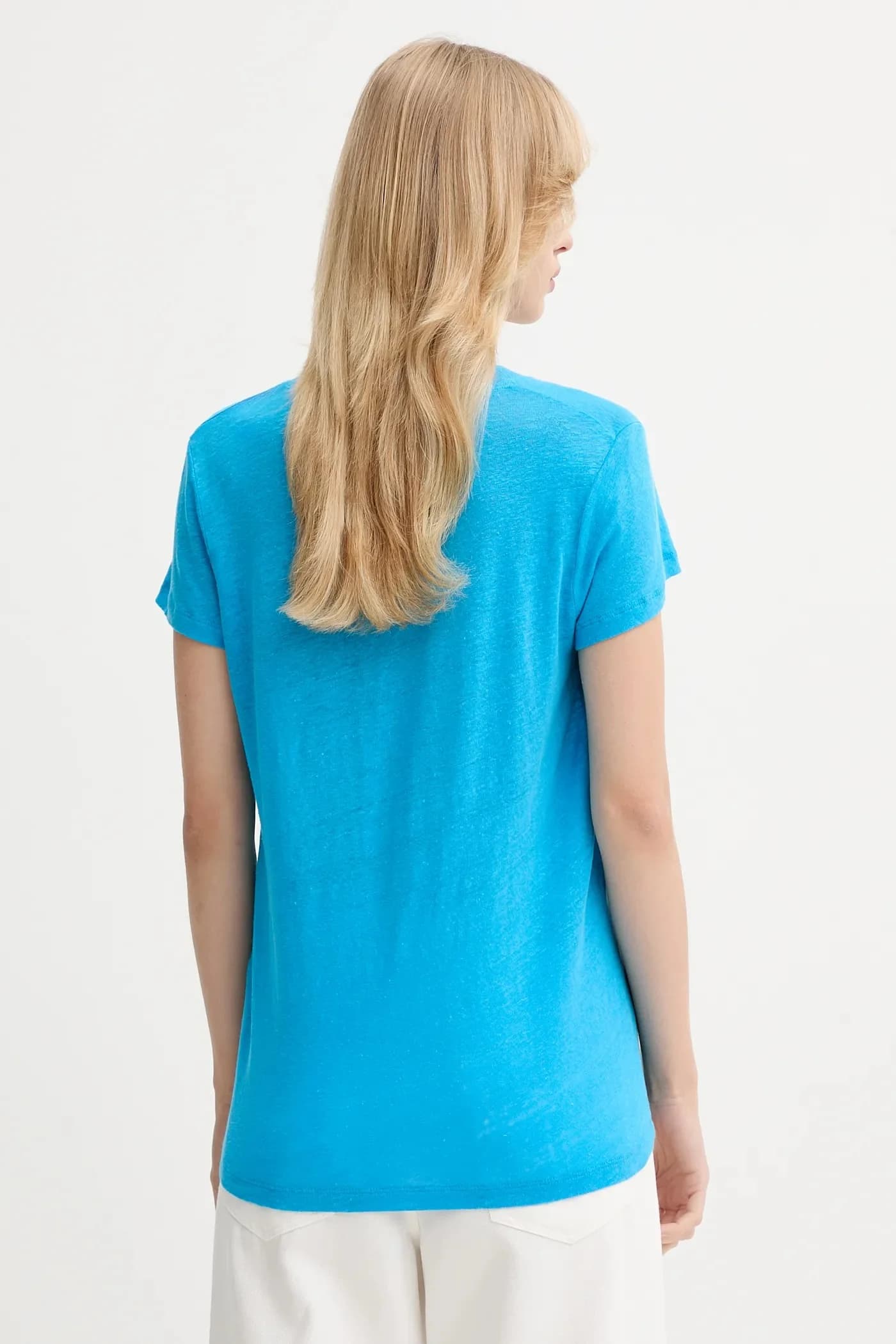 Льняная футболка - фото 3