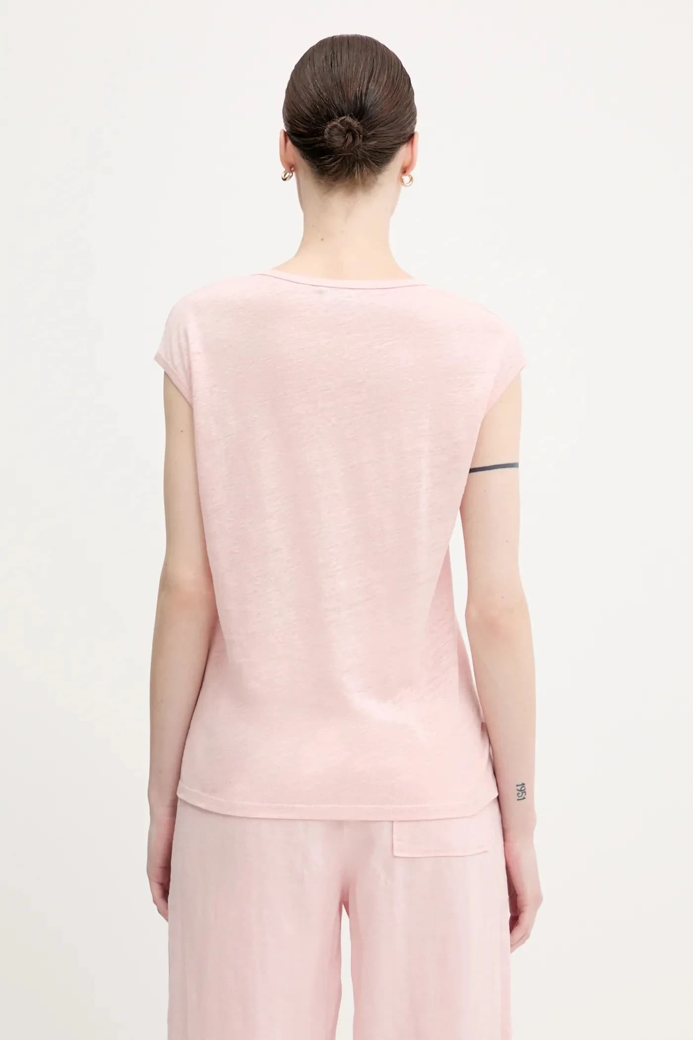 Льняная футболка - фото 3