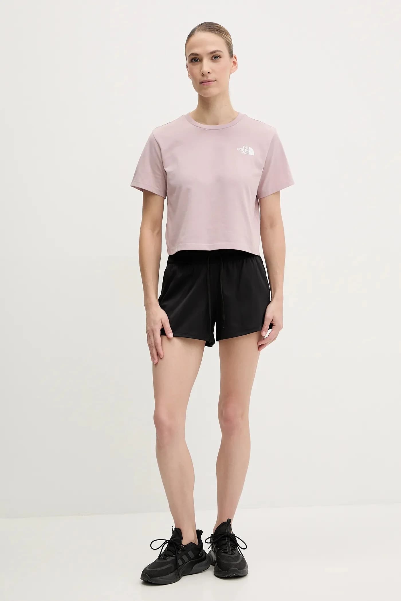 Укороченная узкая футболка Simple Dome - фото 2