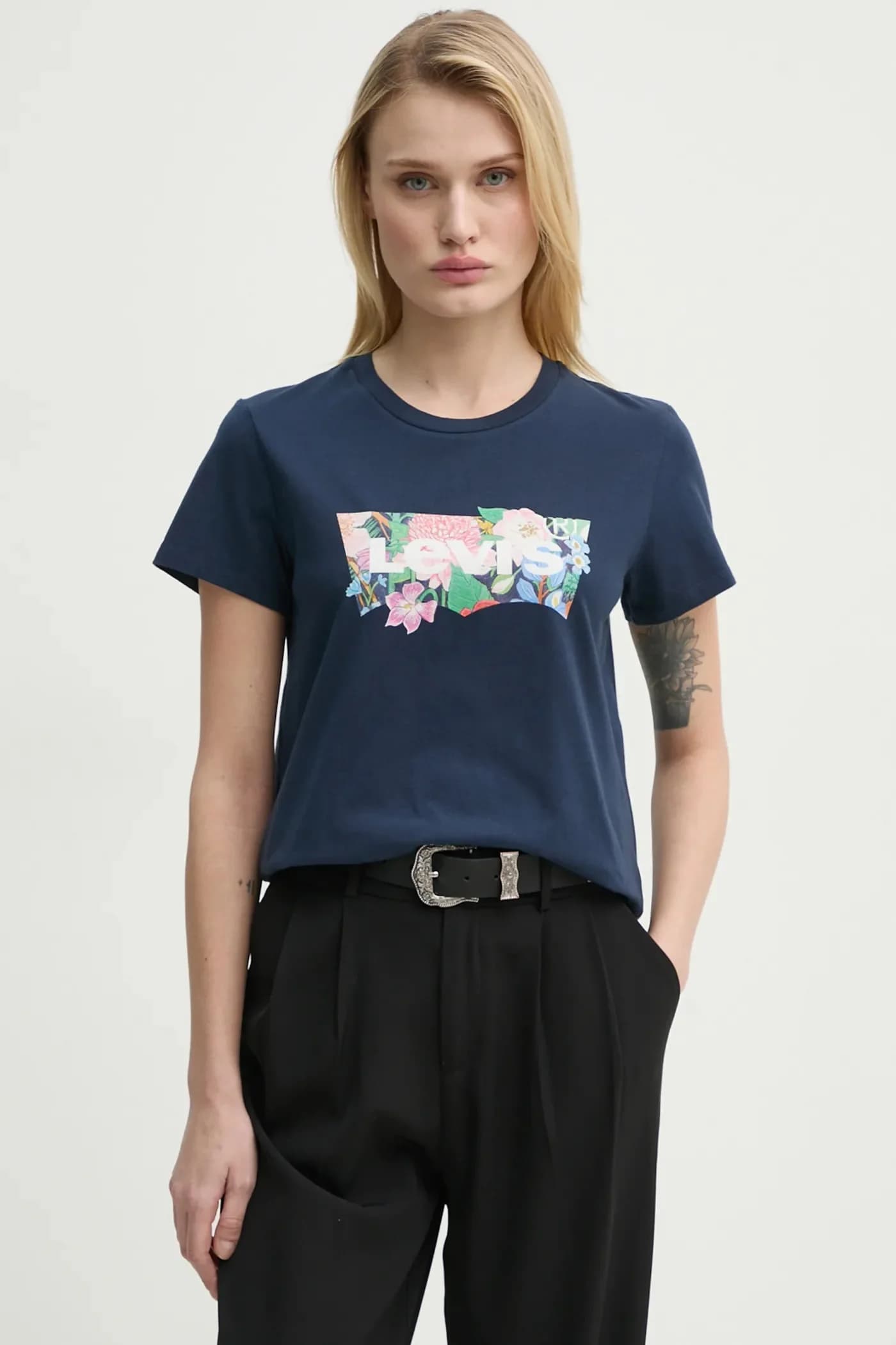 Хлопковая футболка LSE THE PERFECT TEE - фото 4