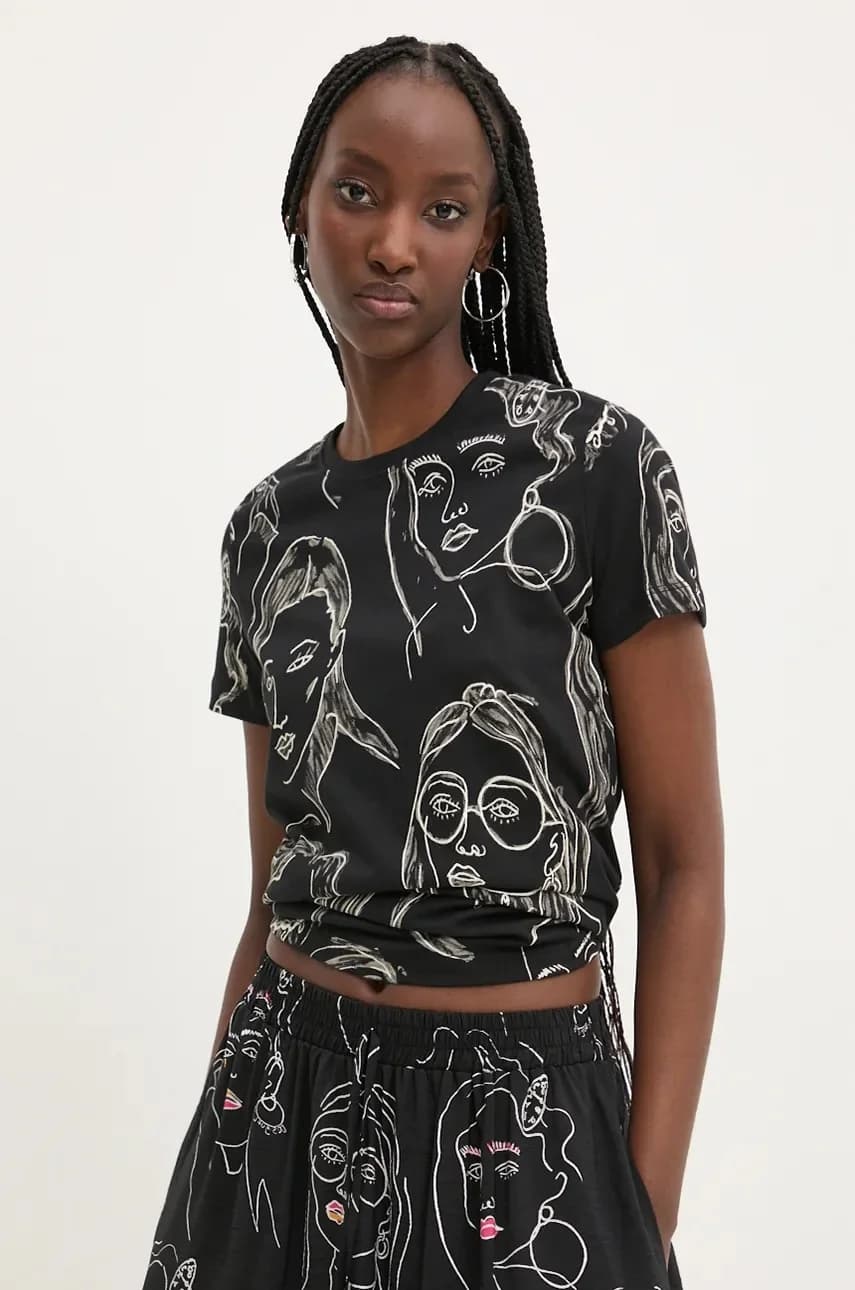 Хлопковая футболка CARAS