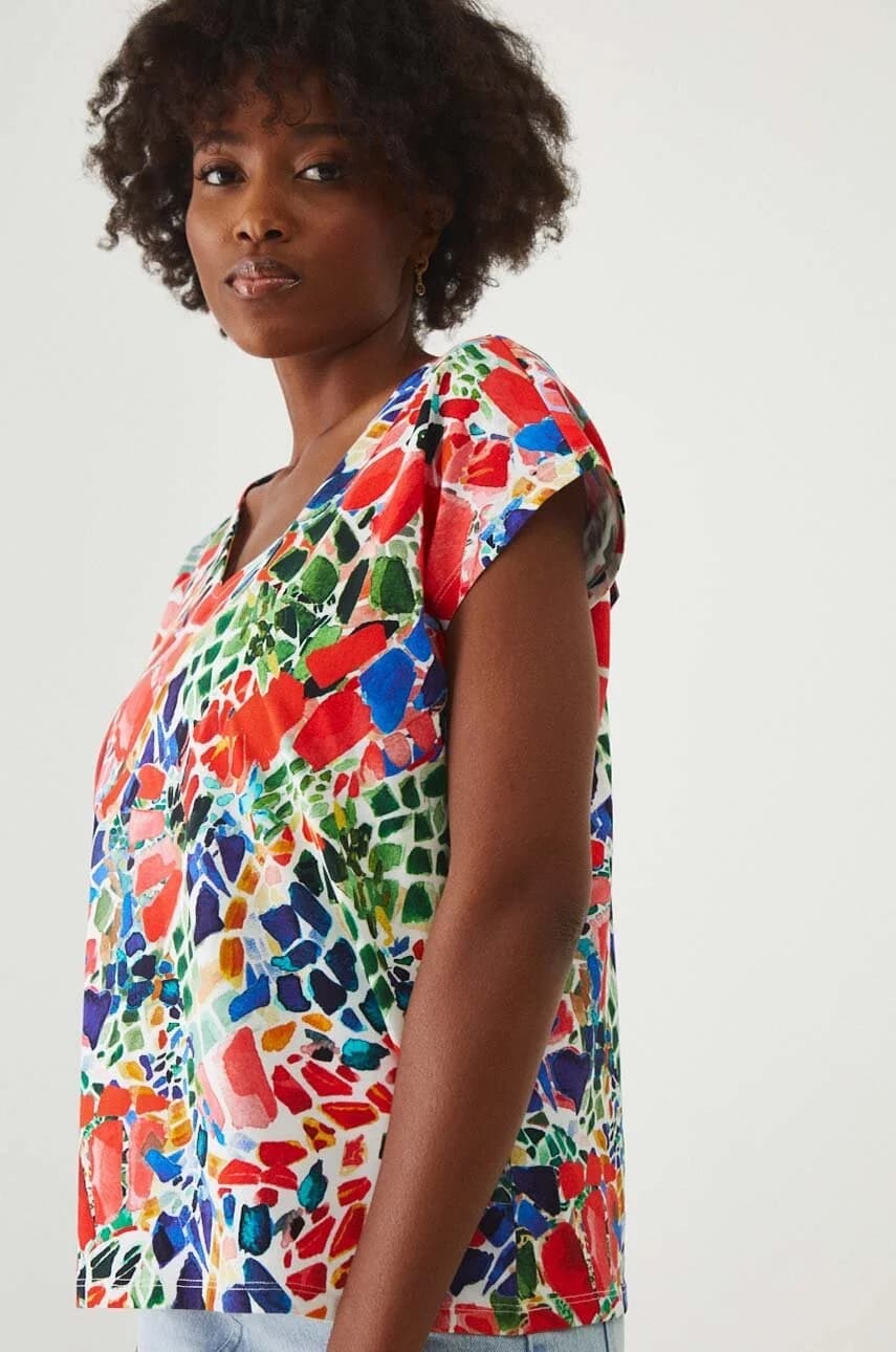 Хлопковая футболка - фото 6