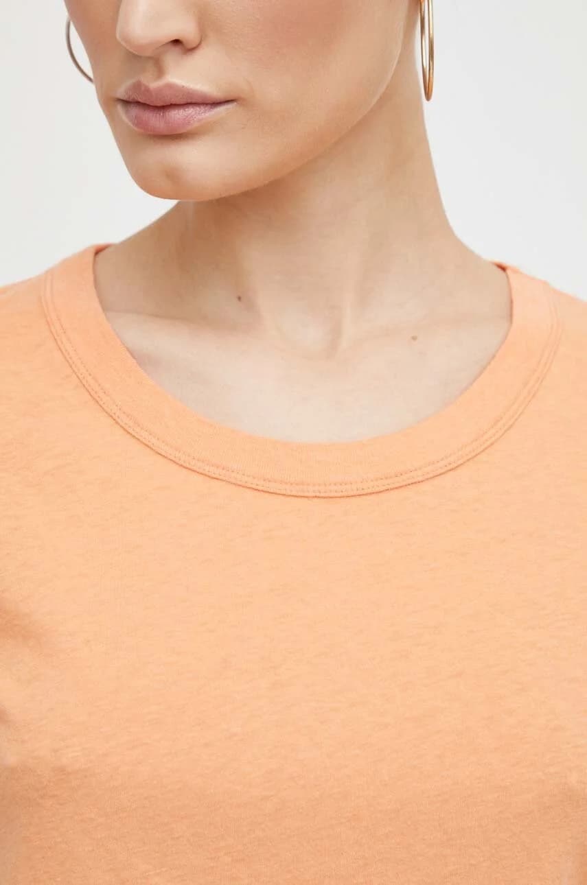 Хлопковая футболка ФУТБОЛКА MC COL ROND - фото 4