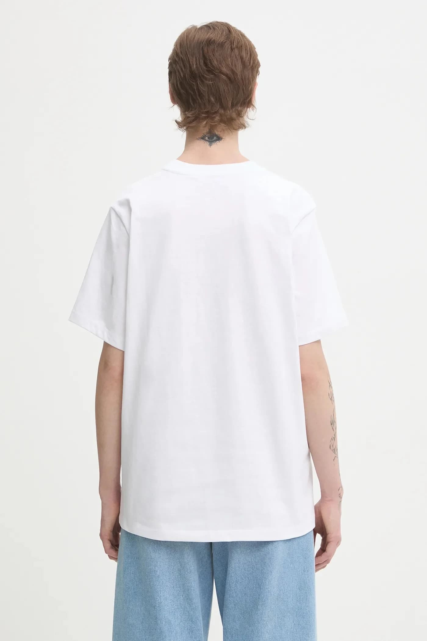 Футболка из обычного хлопка с принтом Kissing Angels Love - фото 3