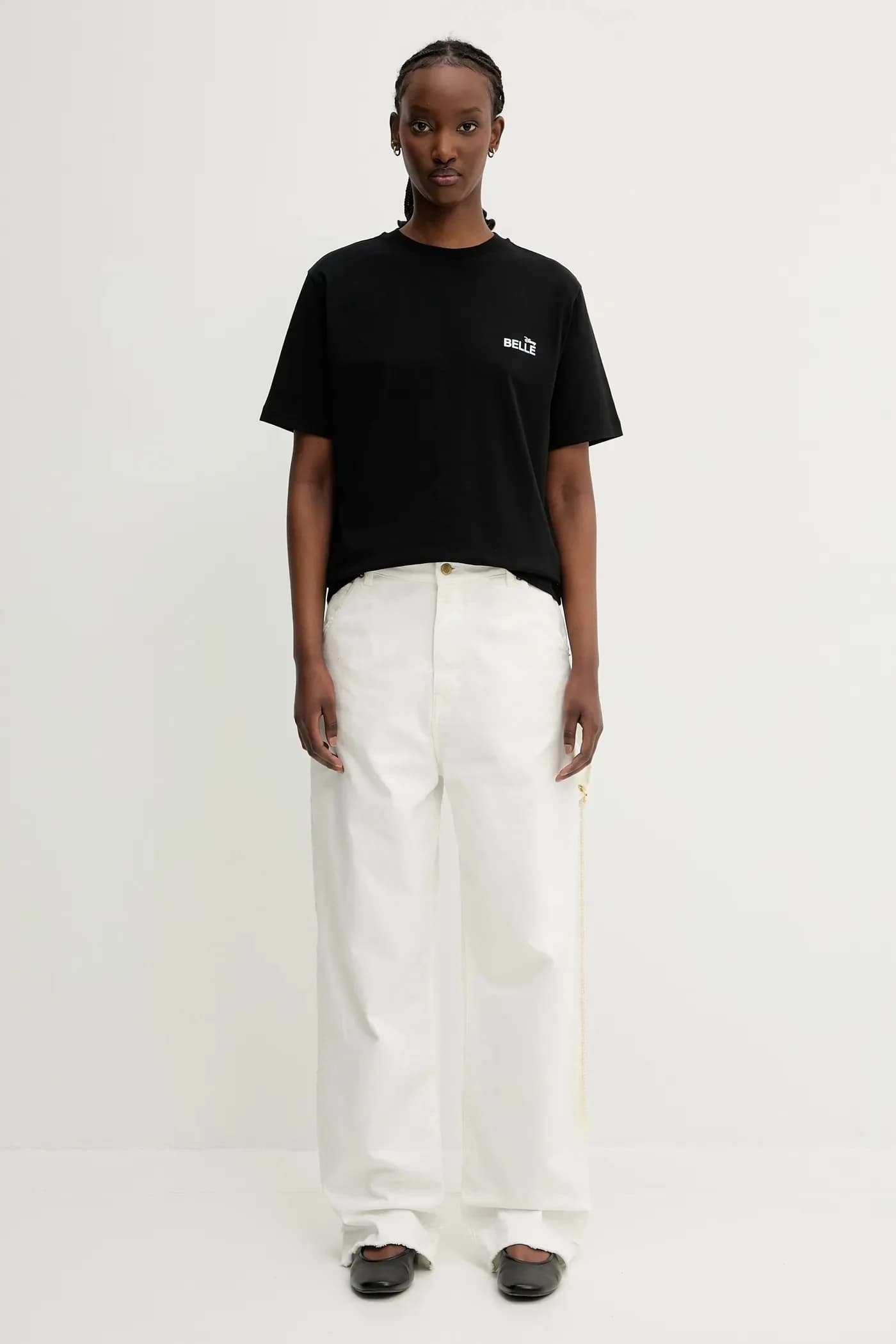 хлопковая футболка из коллаборации с Disney Belle - фото 6