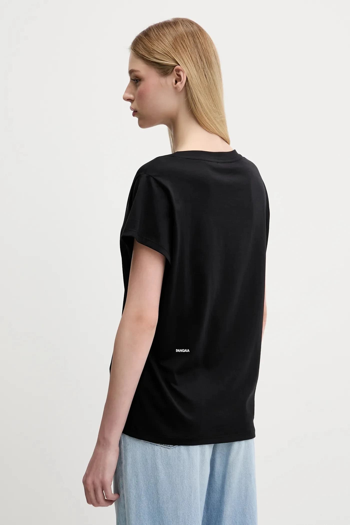 Легкая хлопковая футболка с круглым вырезом - фото 3