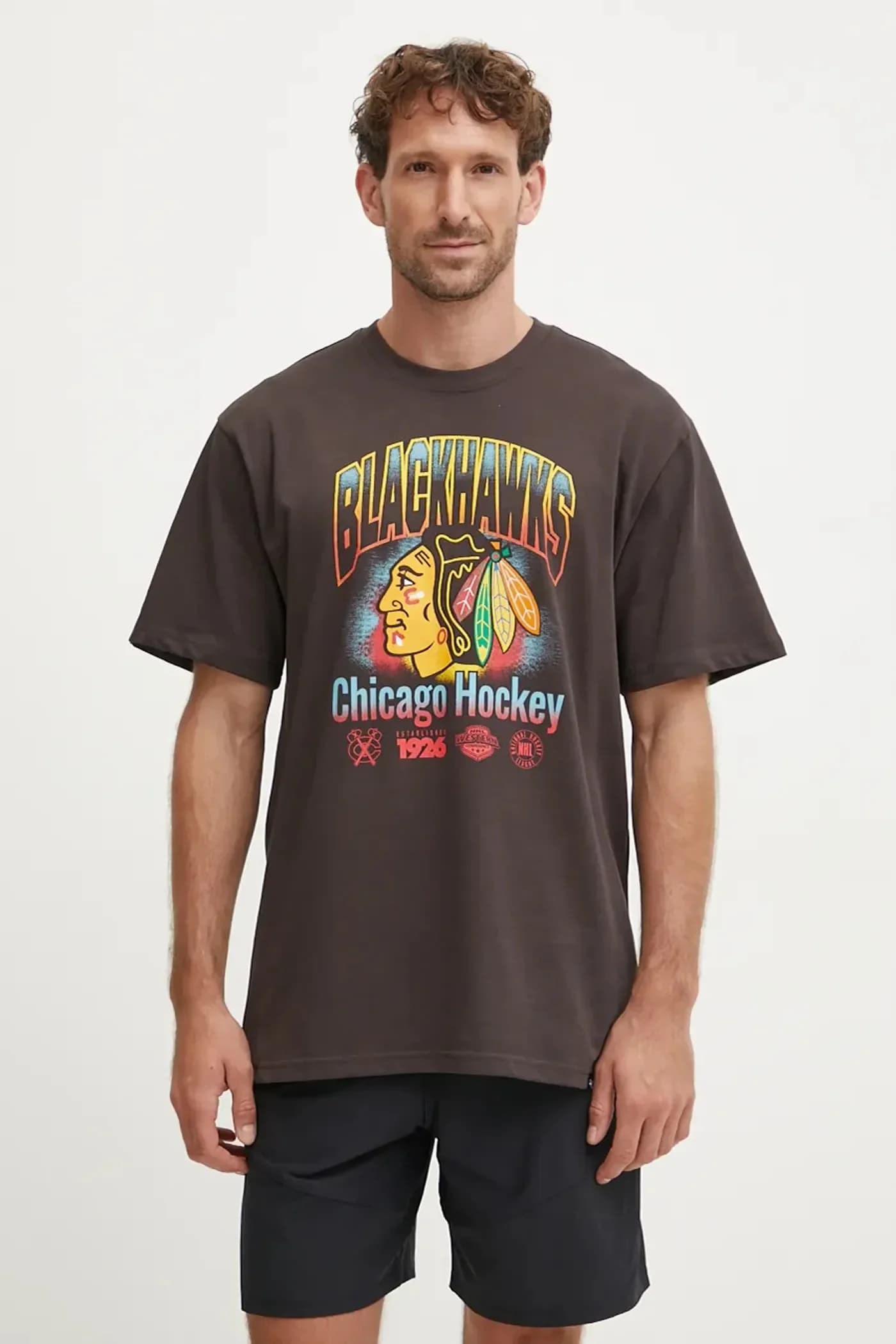 Хлопковая футболка НХЛ «Чикаго Блэкхокс» - фото 2