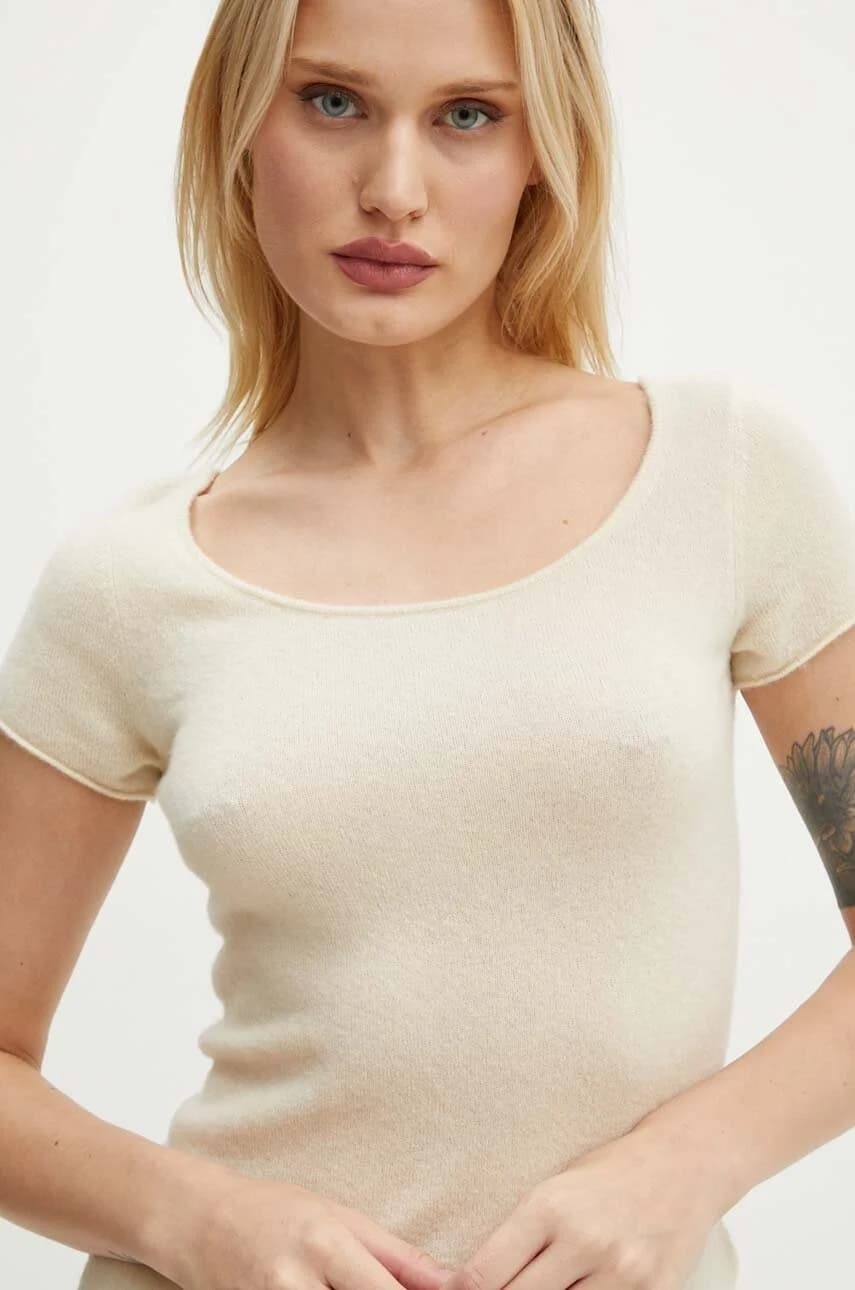 Шерстяная футболка - фото 4