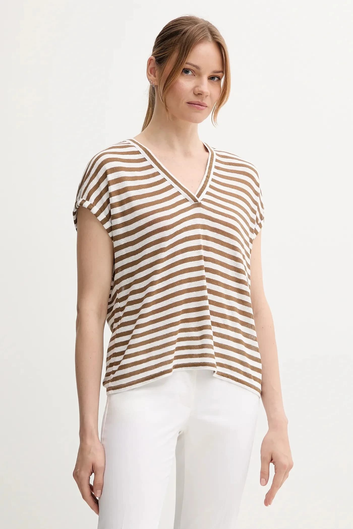 Футболка из смесового льна