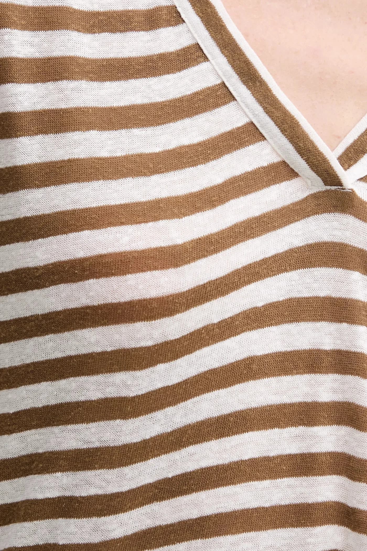 Футболка из смесового льна - фото 5