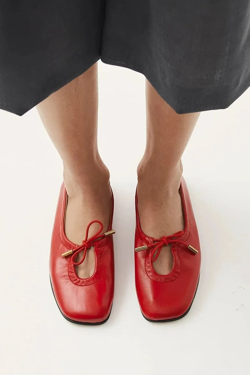 Кожаные балетки Rosalind - фото 6