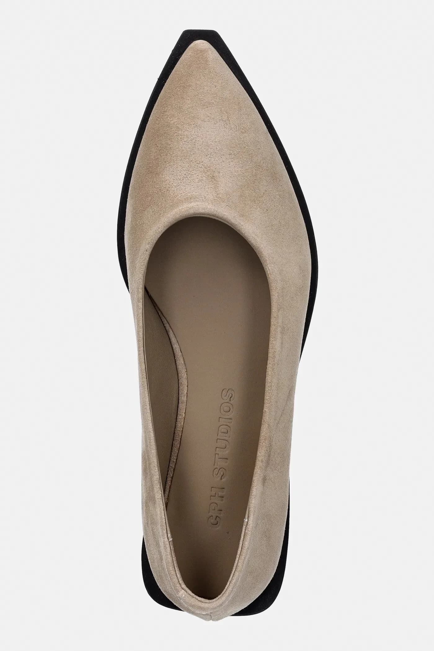 Замшевые балетки - фото 4