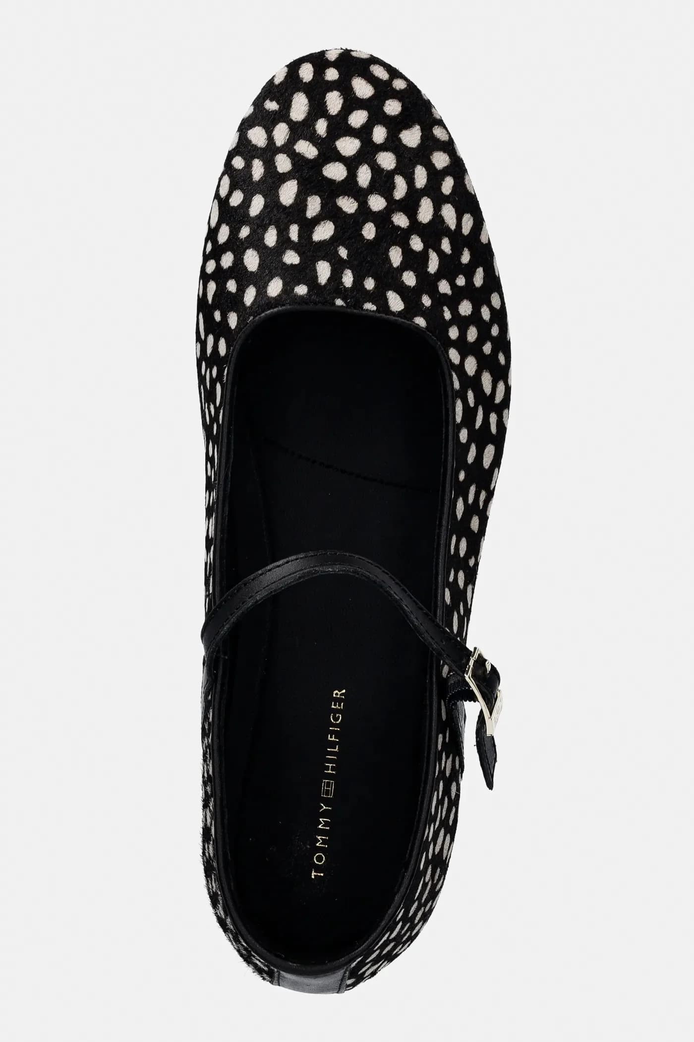 Кожаные балетки TH BUCKLE CALF HAIR BALLERINAS - фото 4