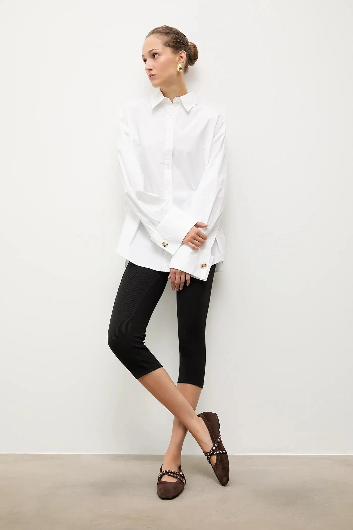 Замшевые балетки - фото 7