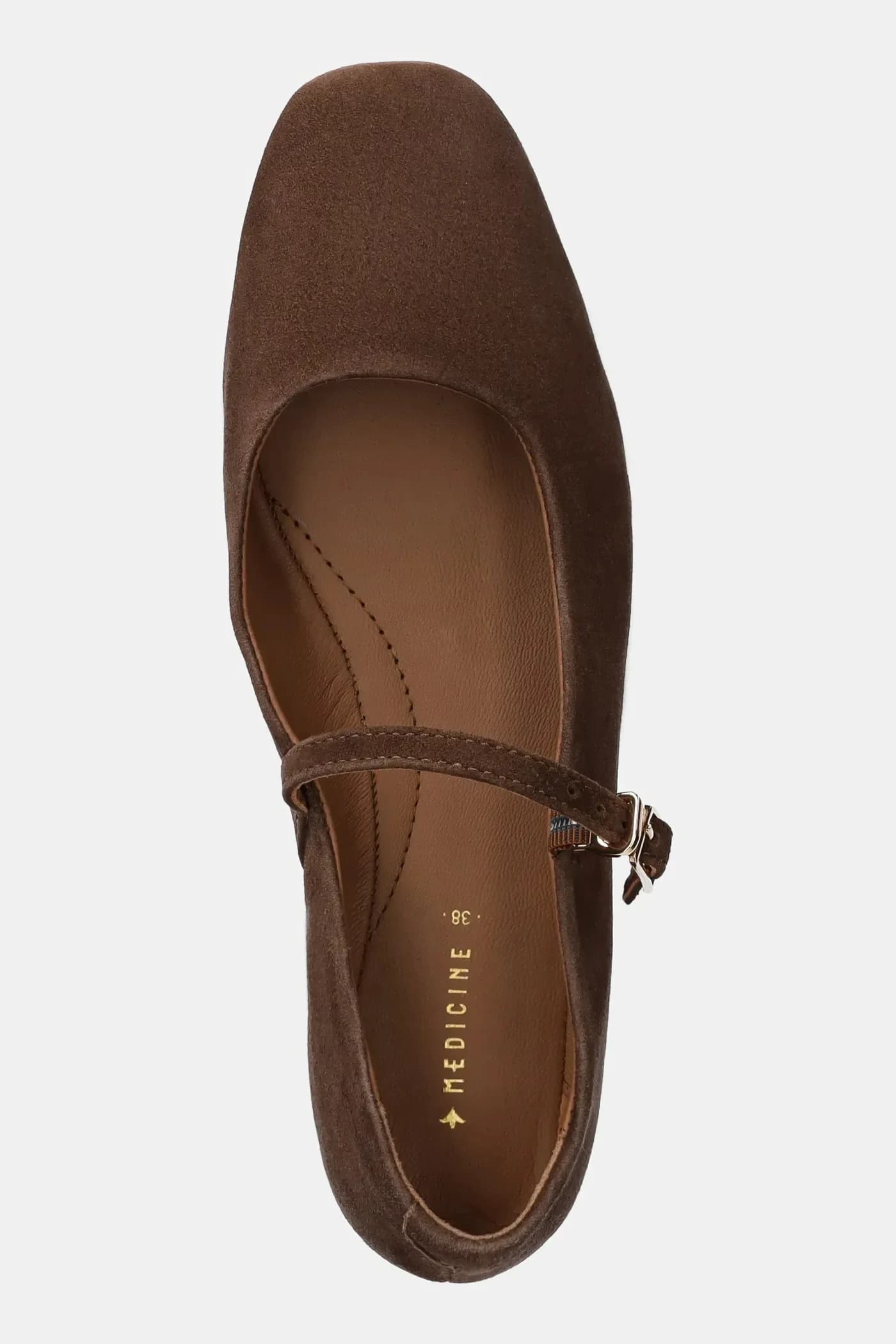 Замшевые балетки - фото 5