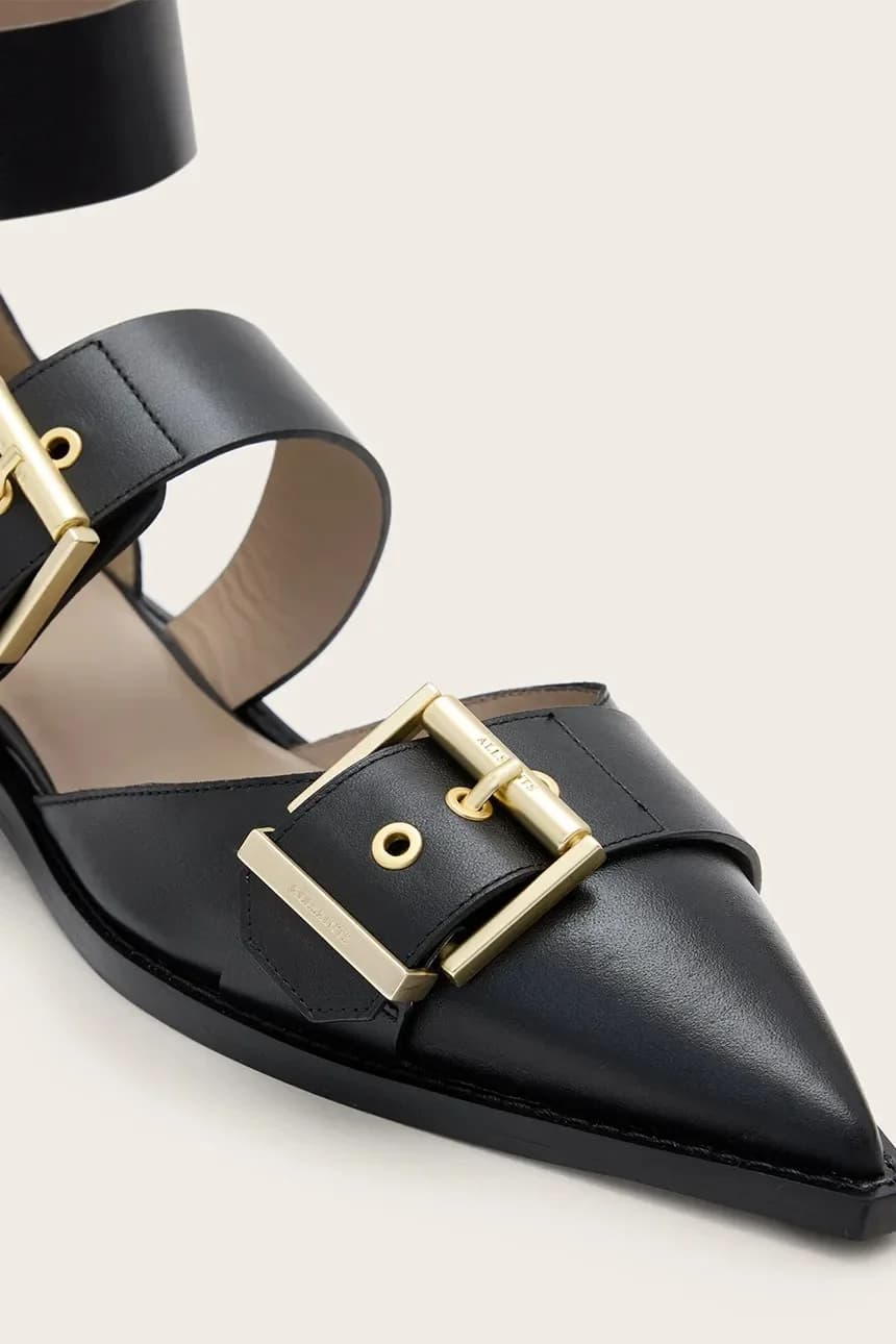 Кожаные балетки Sutton Shoe - фото 4