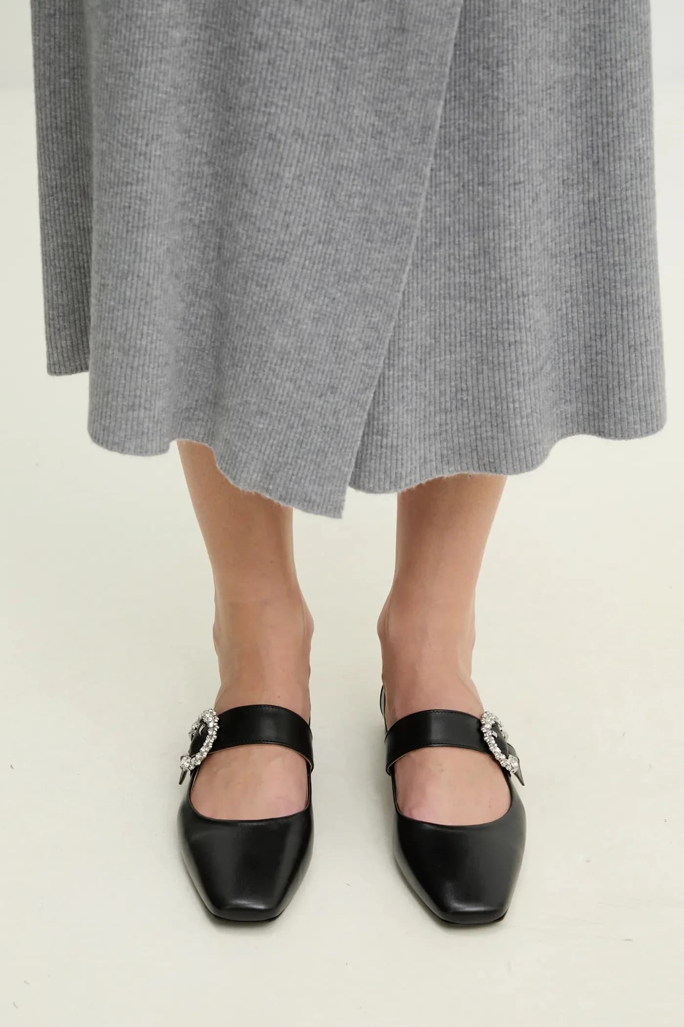 Кожаные балетки - фото 7