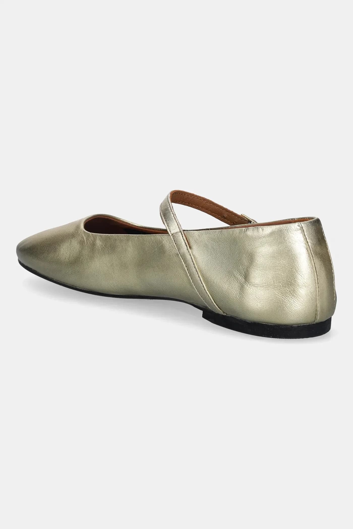 HILFIGER GOLD BALLERINAS кожаные балетки - фото 3
