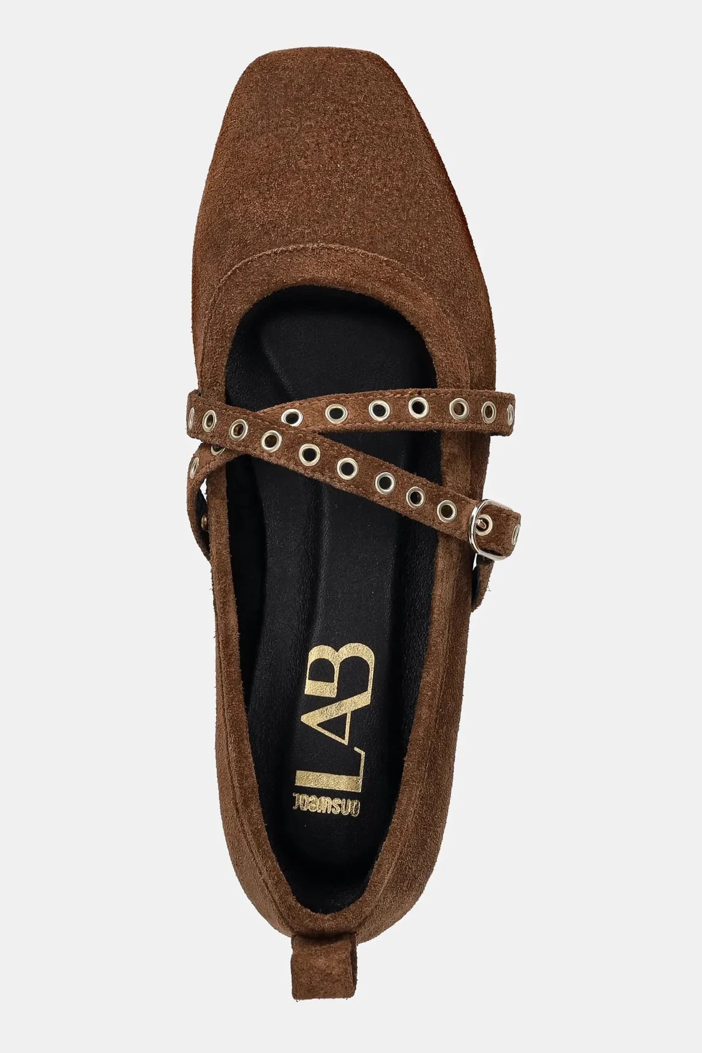 Замшевые балетки - фото 5