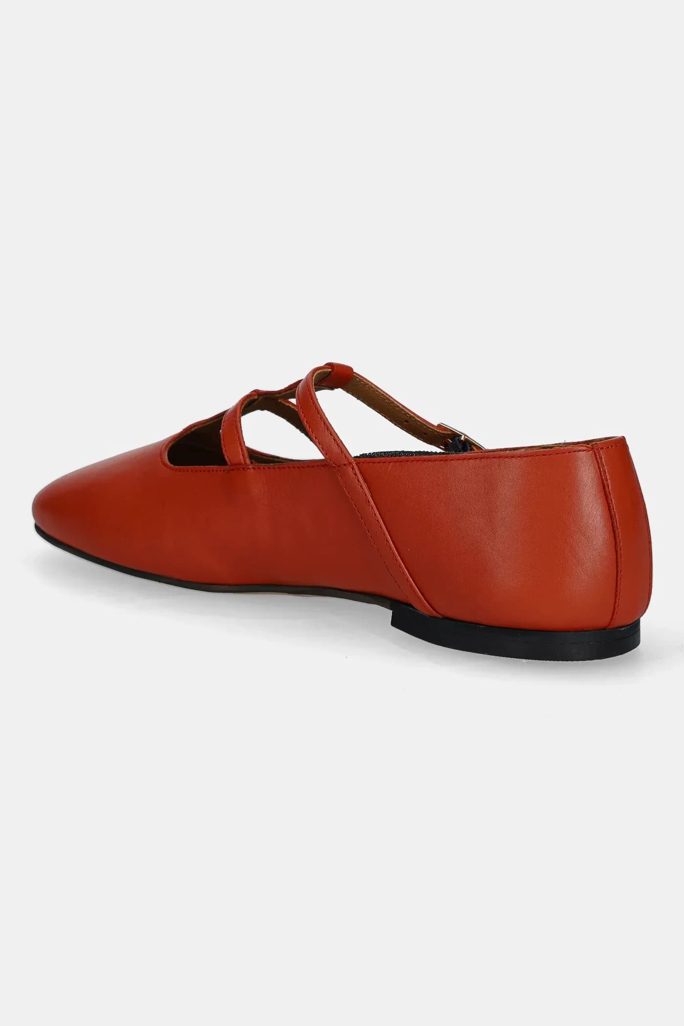 Кожаные балетки SMOOTH LEATHER T-BAR BALLERINA - фото 3